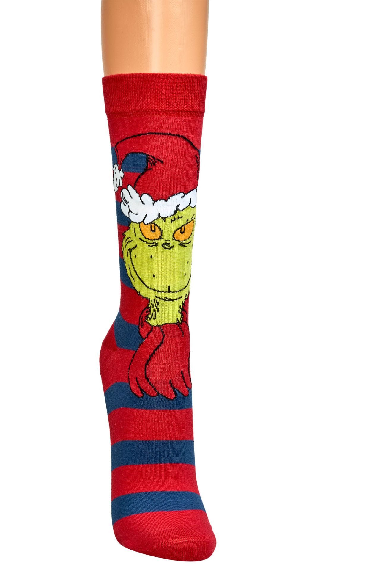 TippTexx 24 Socken 4 Paar Grinch®-Weihnachtssocken, günstig online kaufen