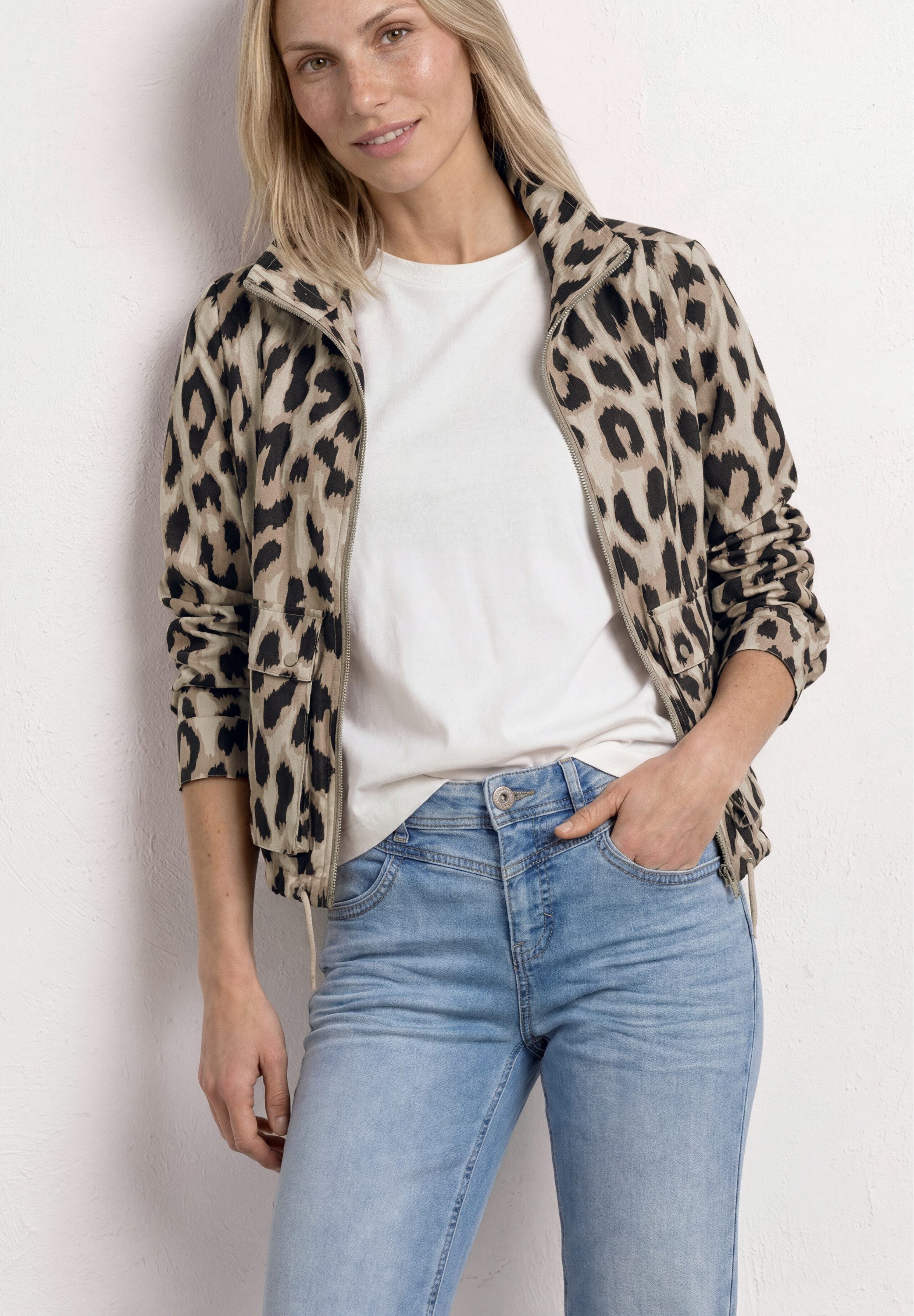 STREET ONE Kurzjacke mit Stehkragen