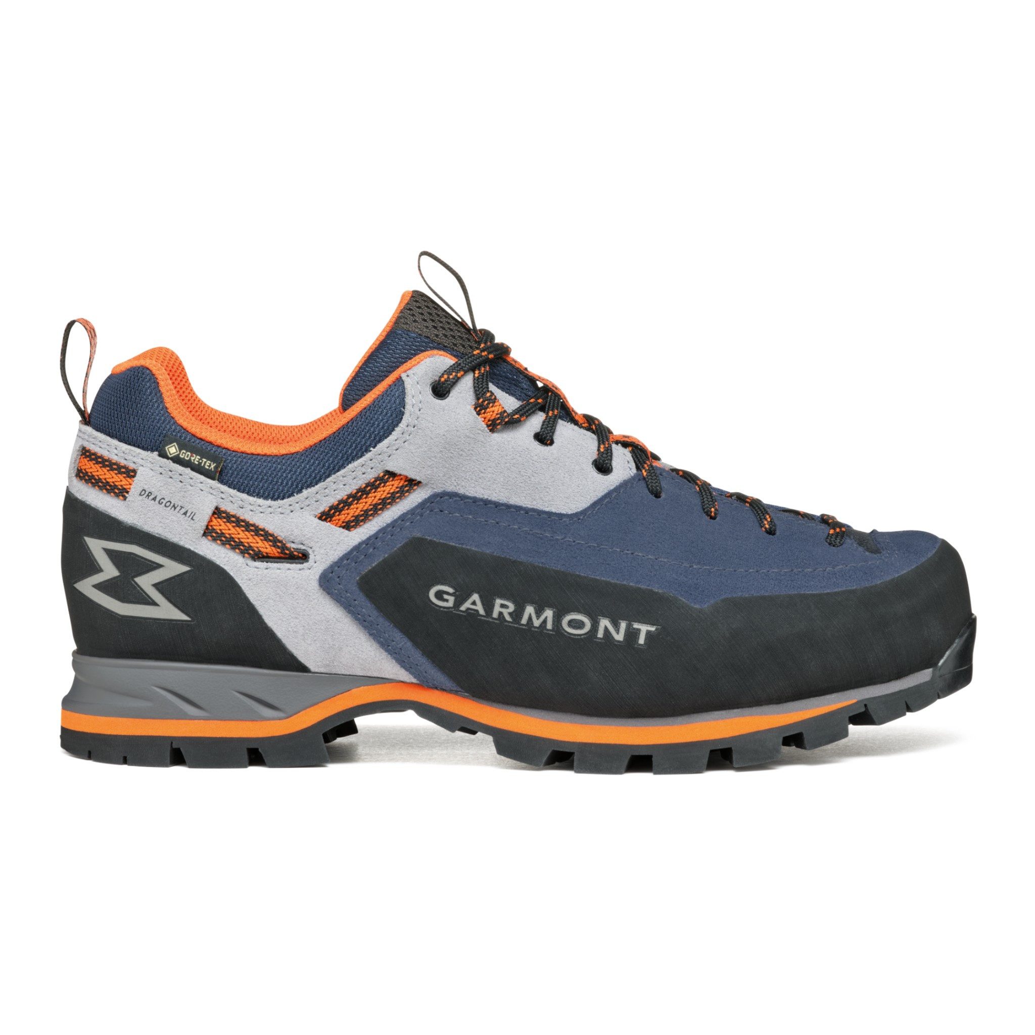 Garmont Dragontail MNT Evo GTX (Veloursleder, wasserdicht, Zustieg) blau/grau Wanderschuh
