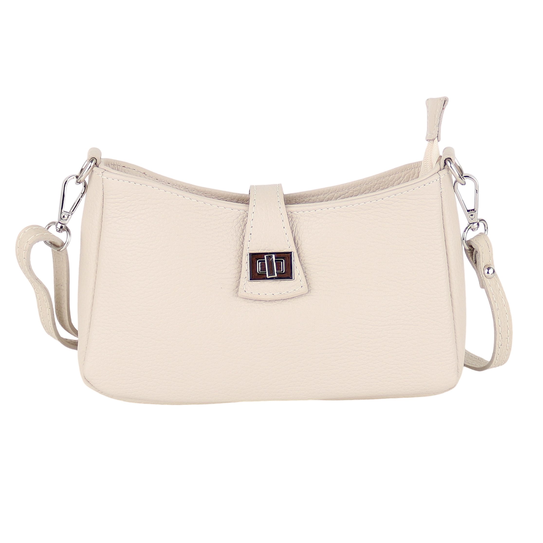 Umhängetasche Damen Crossbody Bag, Echtleder Made In Italy