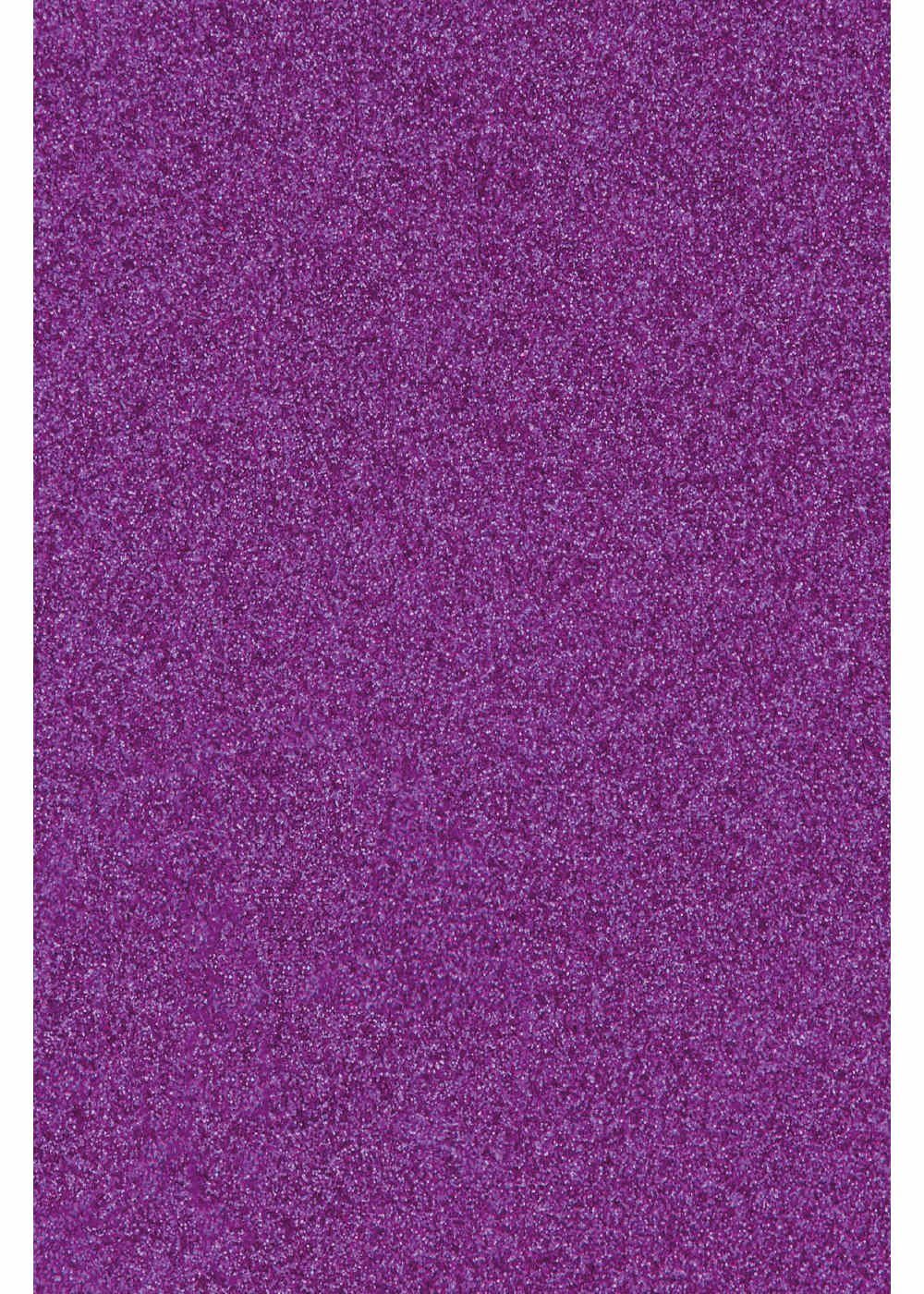 Hilltop Transparentpapier Glitzer Transferfolie/Textilfolie zum Aufbügeln, perfekt zum Plottern Purple