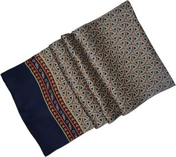 AUKUU Schal Schal Halstuch Herren Maulbeerseide Schal Vintage Pattern, (27*160cm, 1-St. Vielseitig und einfach zu kombinieren), Weich und kuschelig