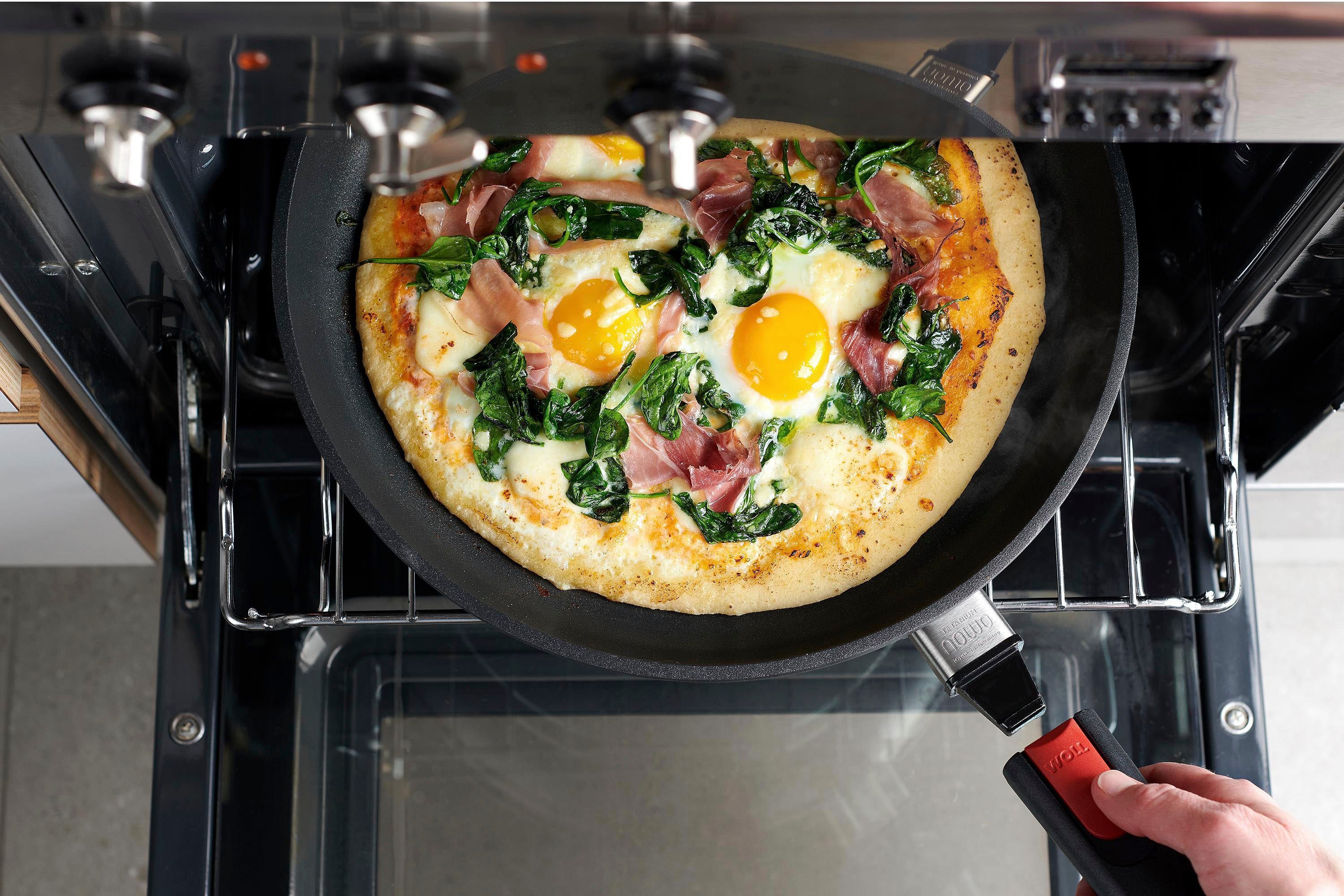 WOLL MADE IN GERMANY Bratpfanne Nowo Titanium, Aluminiumguss (1-tlg), Induktion, Made in Germany