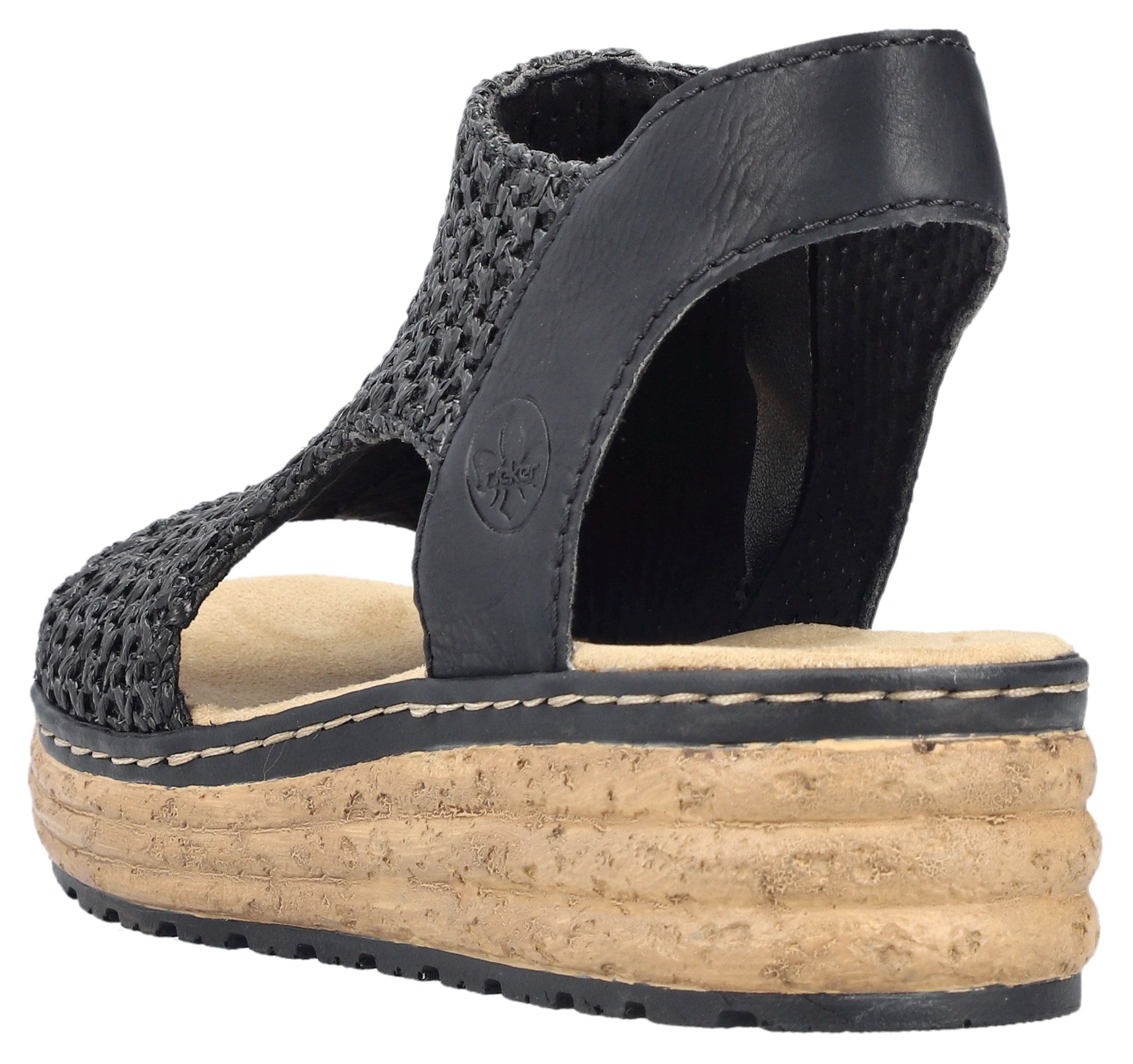 Rieker Plateausandale Sommerschuh, Sandalette, Urlaubschuh mit günstig online kaufen