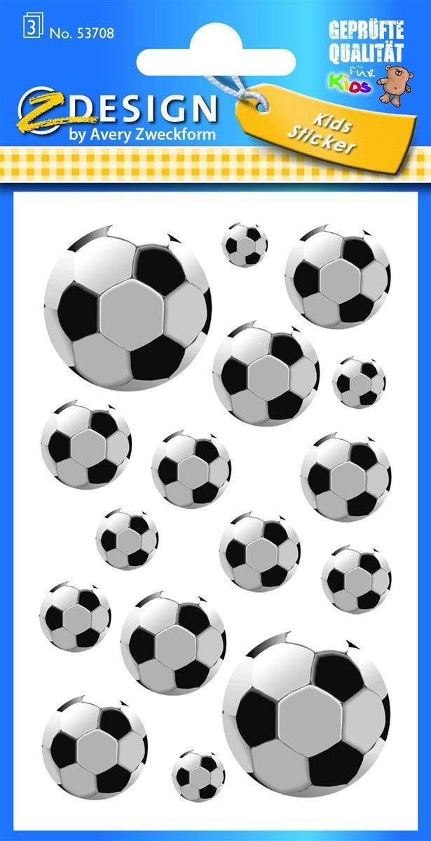 Avery Zweckform Kugelschreiber AVERY Zweckform ZDesign KIDS Sticker "Fußball"