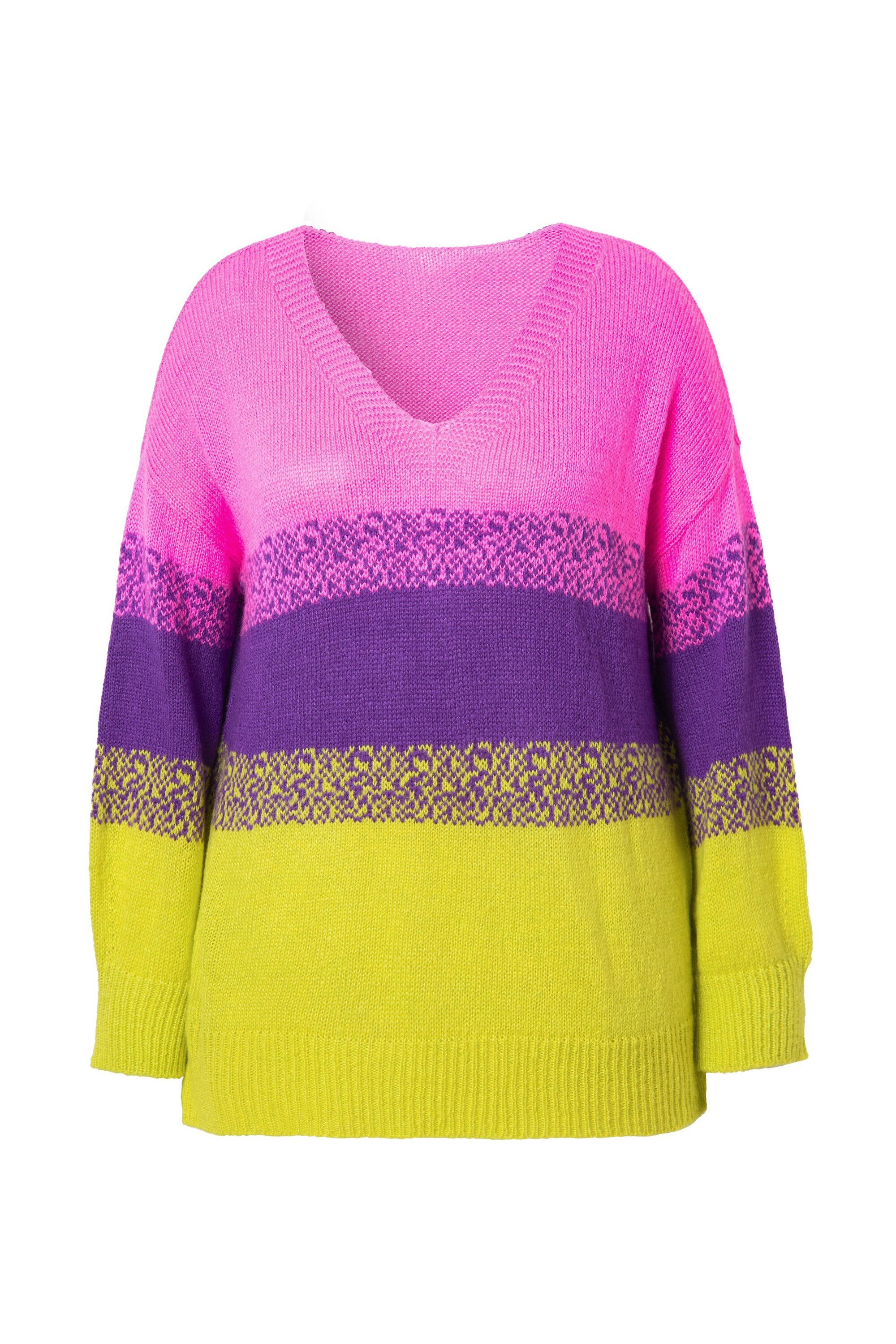 Angel of Style Fleecepullover Pullover oversized Colorbocking Seitenschlitz günstig online kaufen