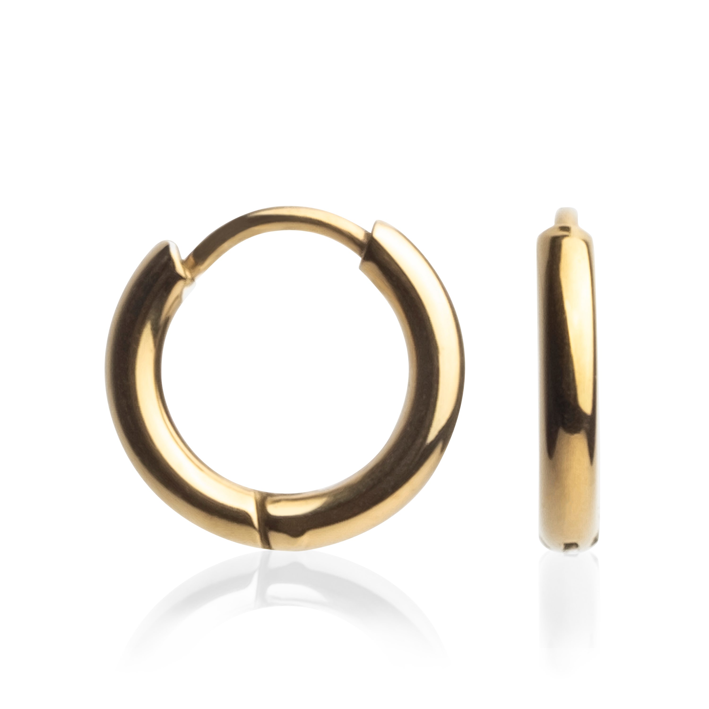 ALEXASCHA Paar Creolen Edelstahl Creolen Basic • Ohrringe Wasserfest • silb günstig online kaufen