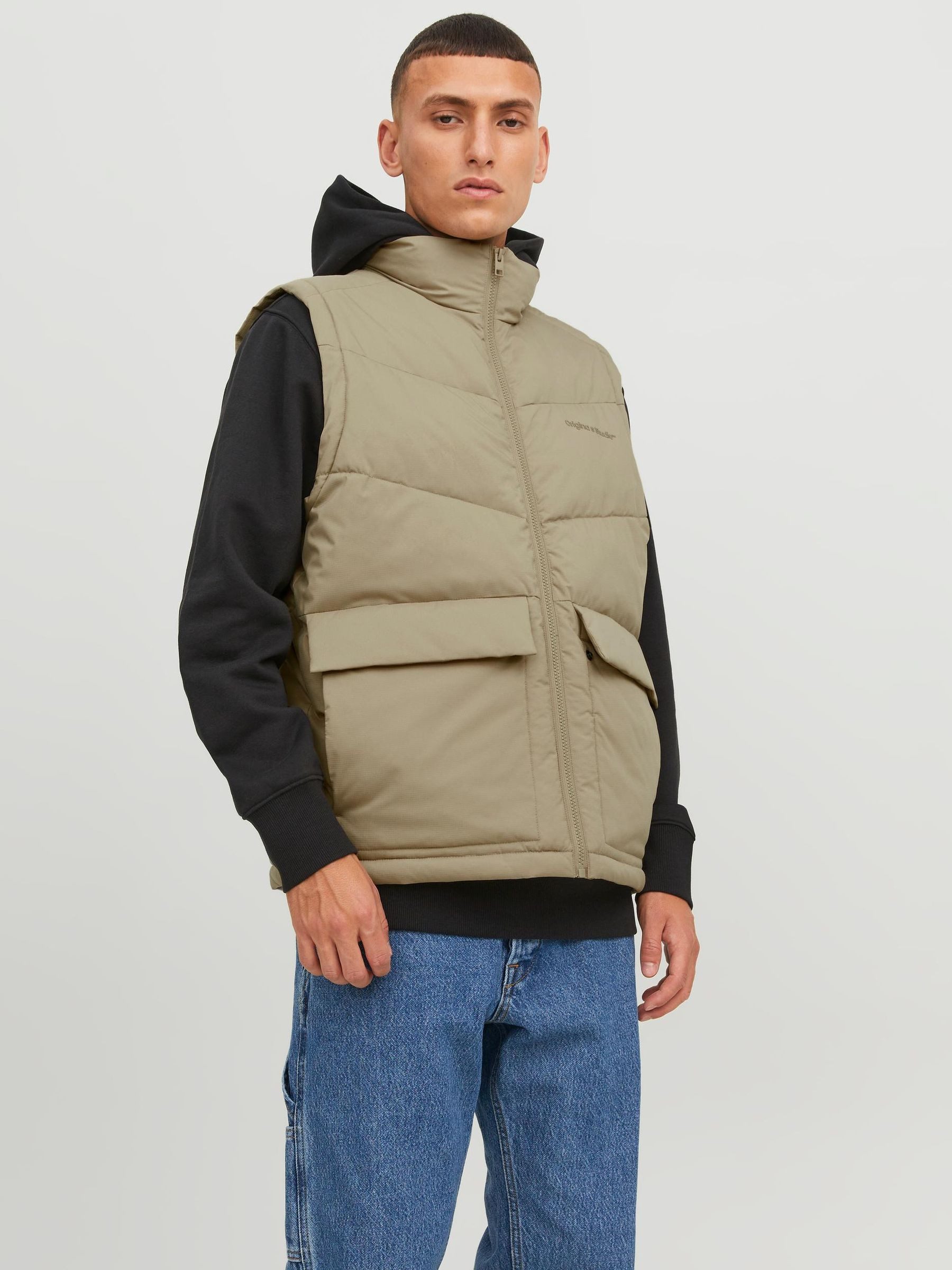 Jack & Jones Funktionsweste Übergangs Stepp Ärmellose JORVESTERBRO für Herren JORVESTERBRO BODYWARMER SN