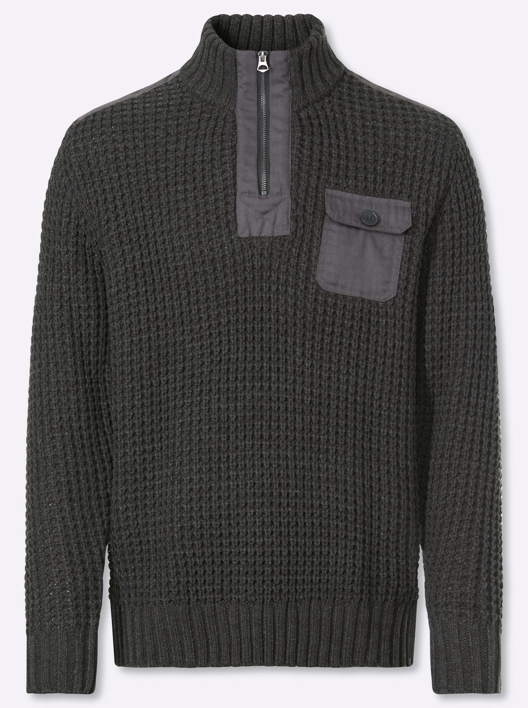 Strickpullover Pullover Langarm Struktur