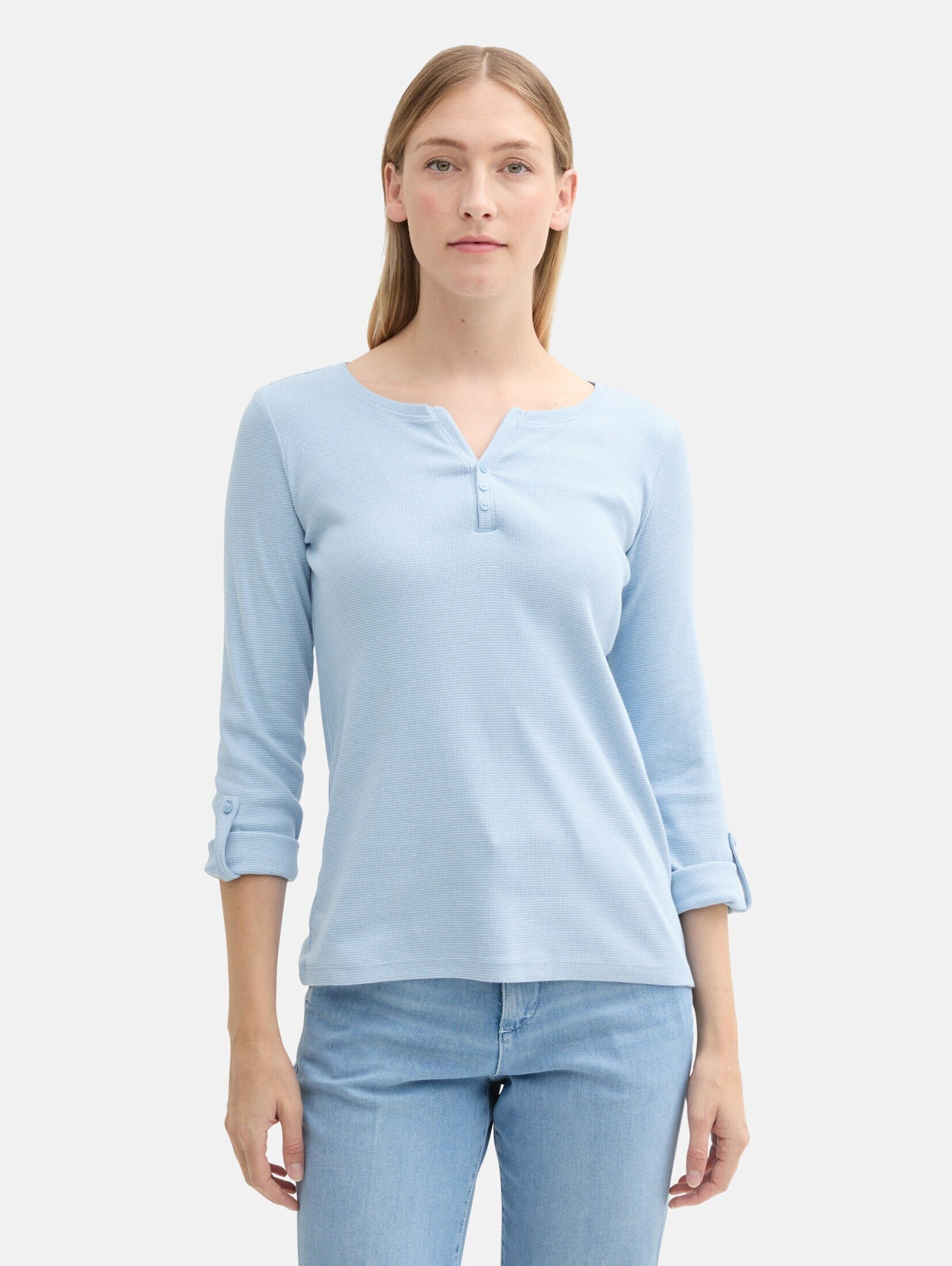 TOM TAILOR Langarmshirt (1-tlg) Plain/ohne Details günstig online kaufen