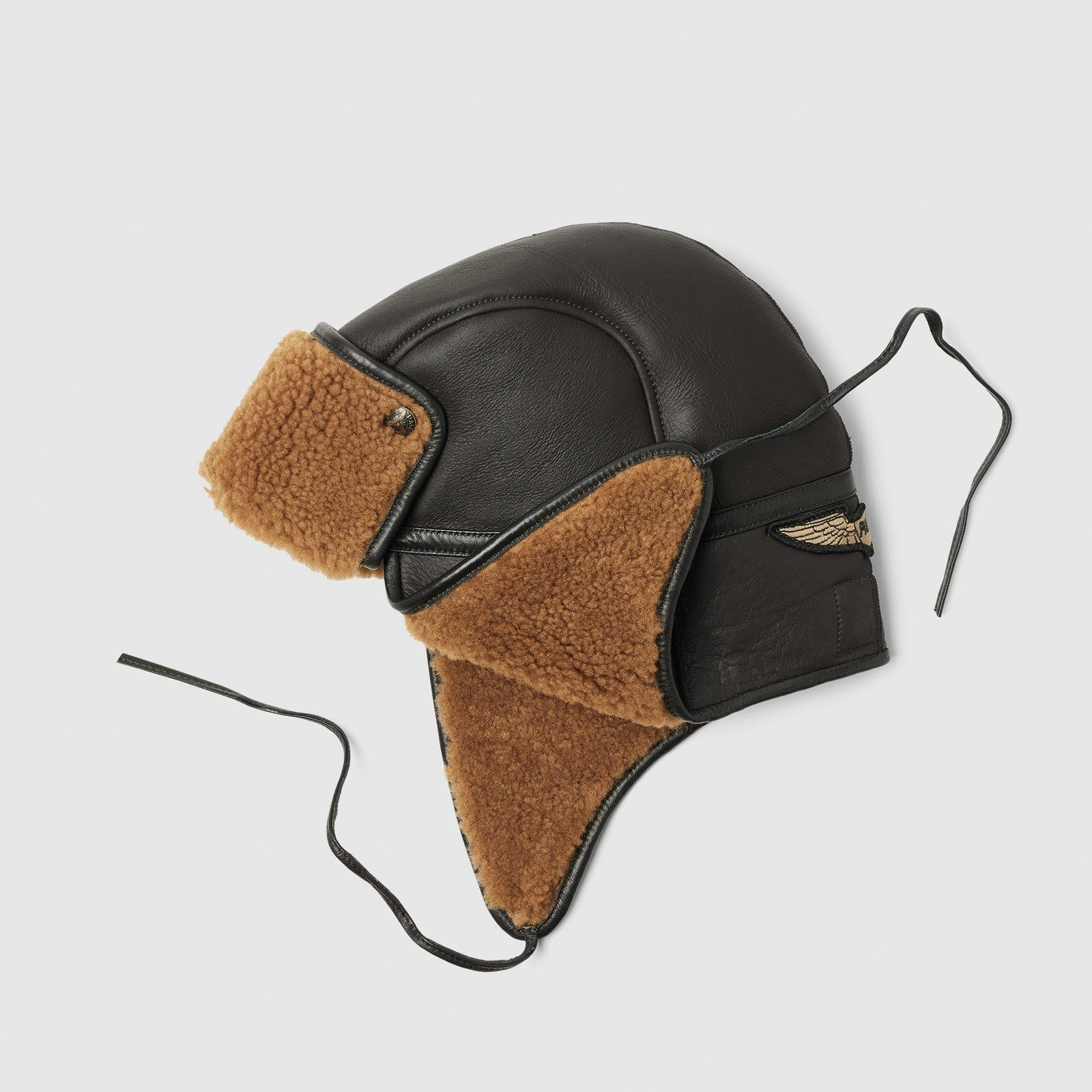 PME LEGEND Strickmütze Cap Lammy Flight Hat Brown