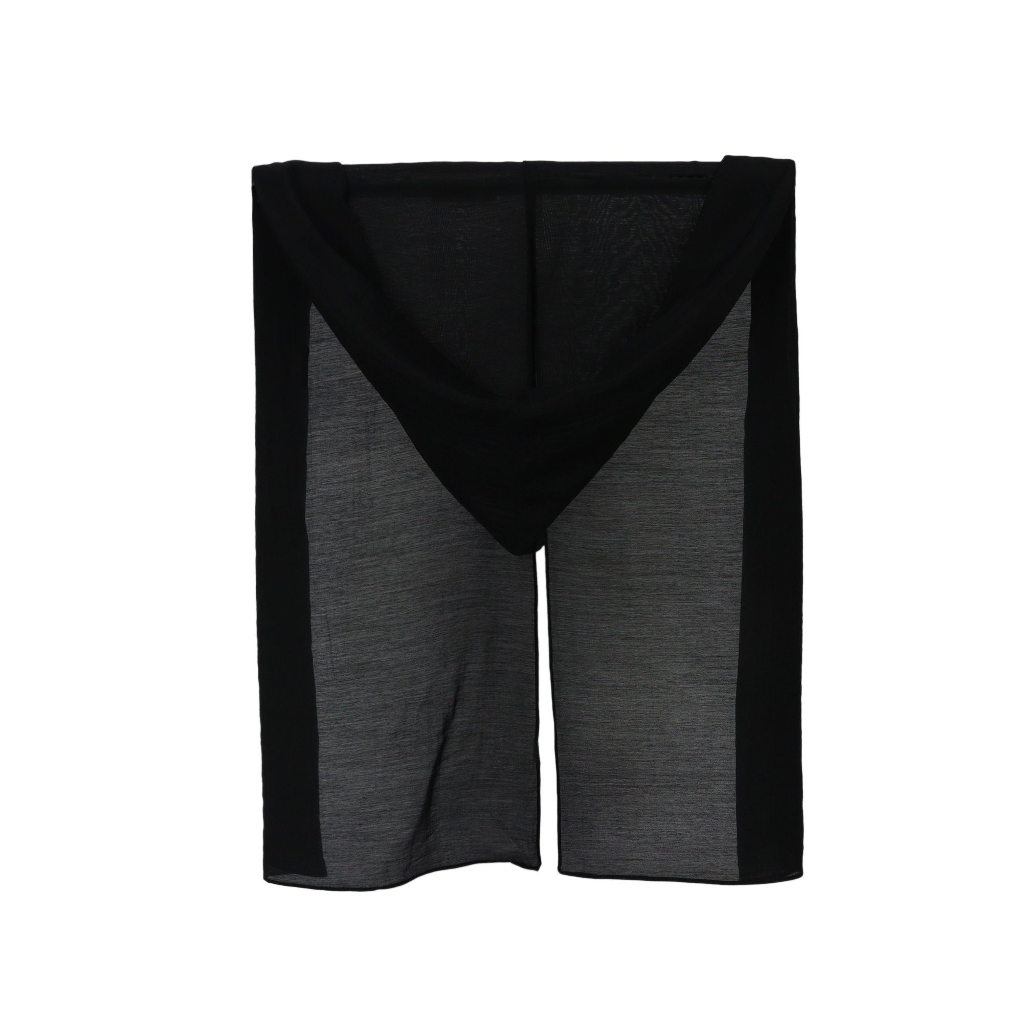 ZEBRO schwarz Modeschal Uni Schal