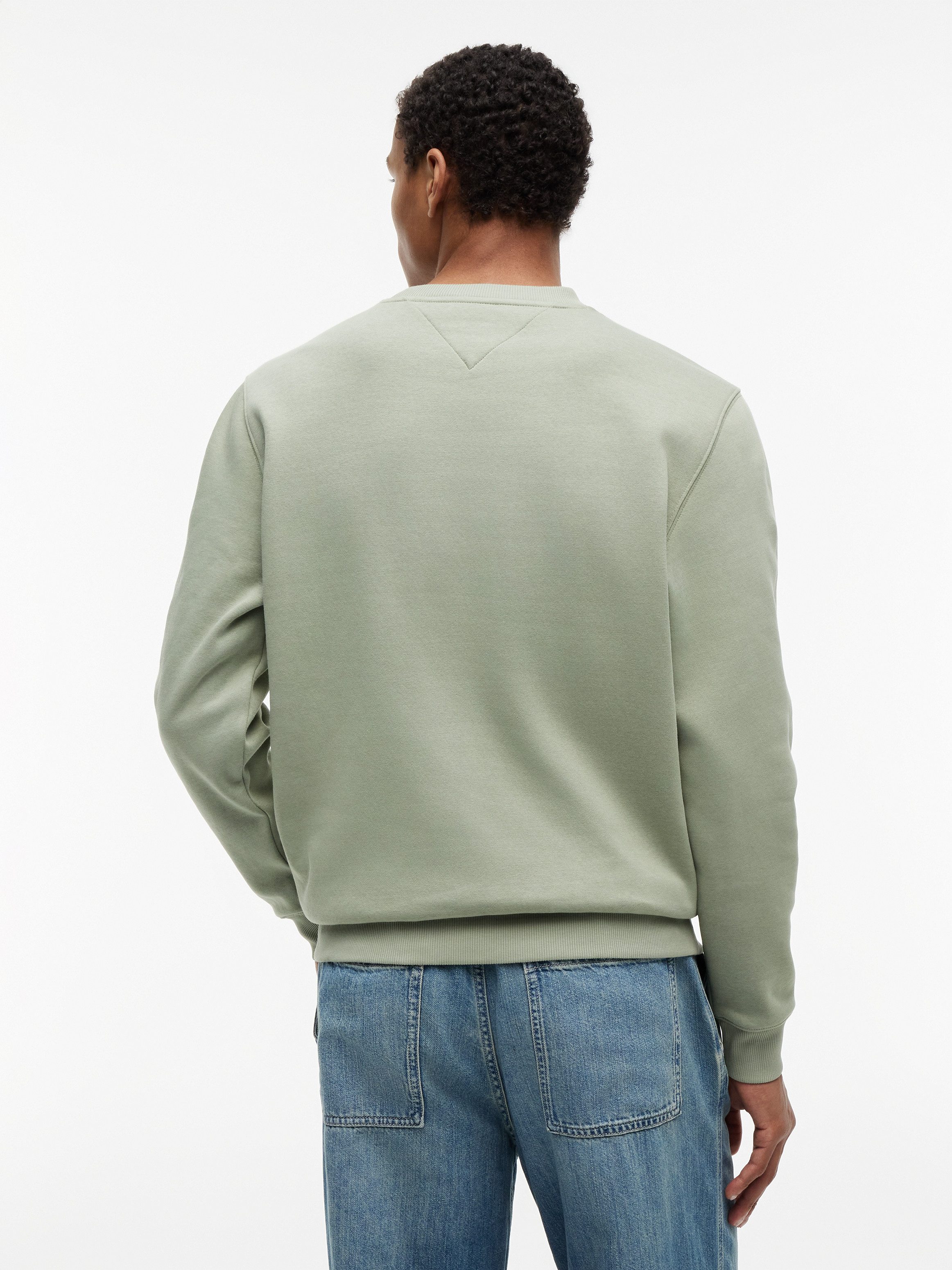 Tommy Jeans Sweatshirt TJM REGULAR FLAG CREW NECK Mit besticktem Markenlogo auf Brusthöhe