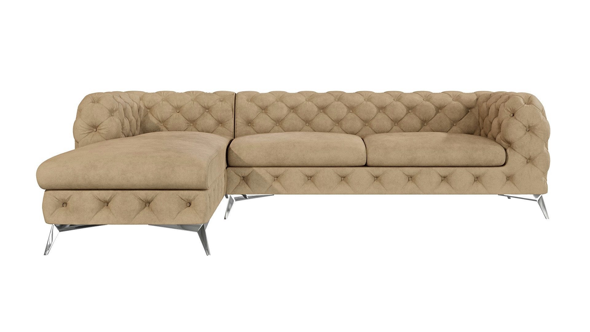 S-Style Möbel Ecksofa Kalina, Chesterfield mit günstig online kaufen