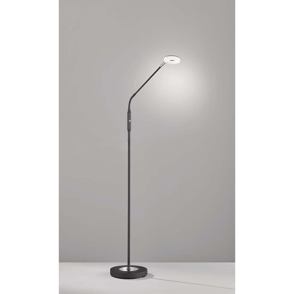 etc-shop LED Stehlampe, LED-Leuchtmittel Tageslichtweiß, Kaltweiß, CCT fest verbaut, schwarz Stehleuchte Warmweiß, LED Beistelllampe Wohnzimmerleuchte Neutralweiß, dimmbar