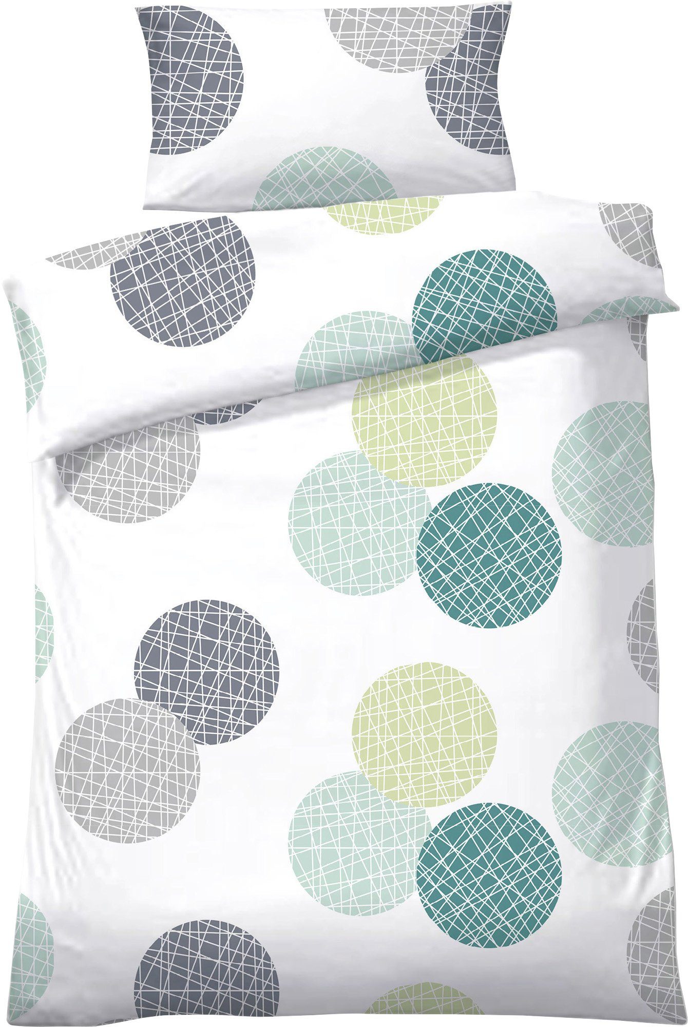 Dyckhoff Bettwäsche Bettwäsche, Frottier, Weichfrottier Kreise/Grafik
