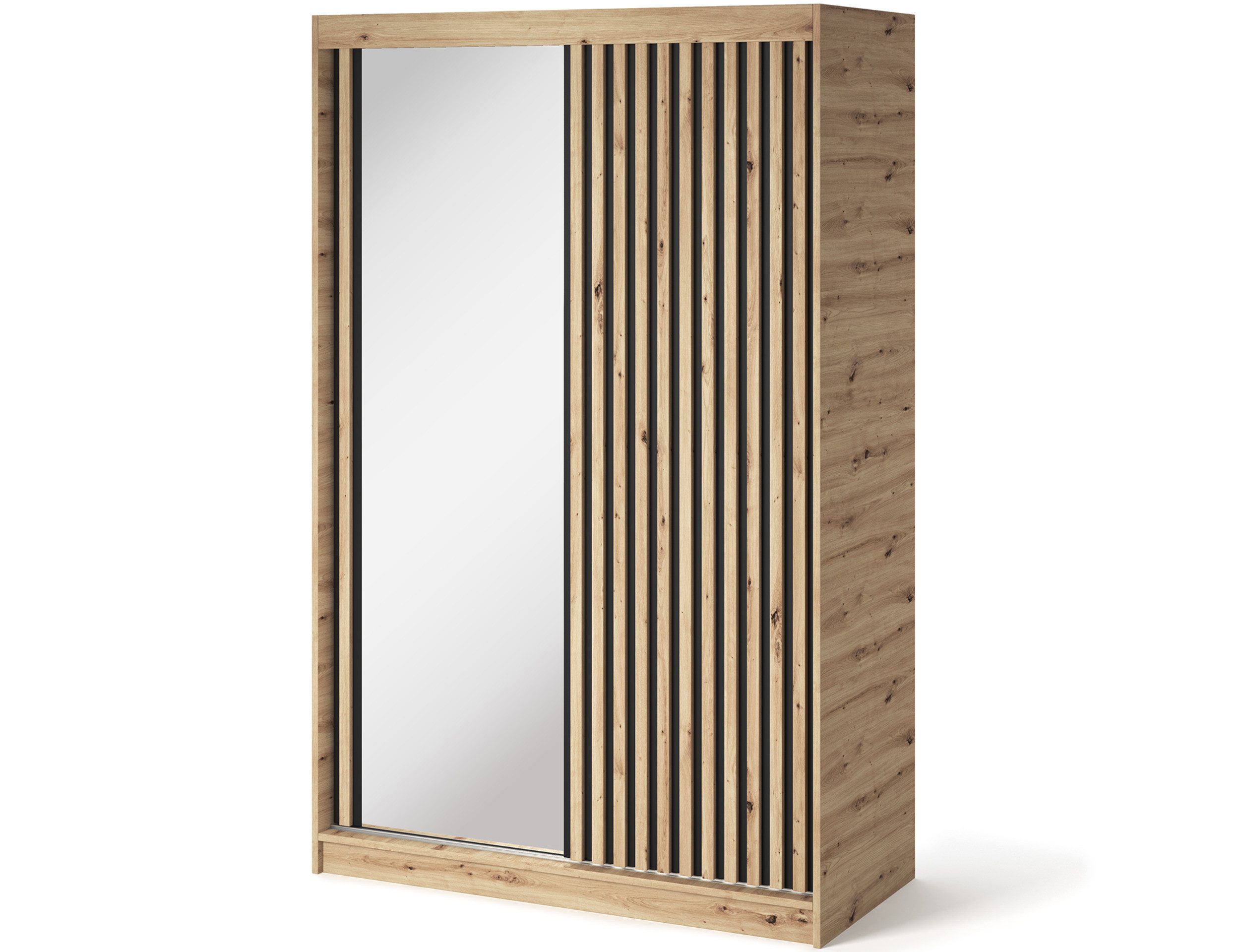 MOEBLO Schiebetürenschrank Giulia (mit Lamellenfront und günstig online kaufen