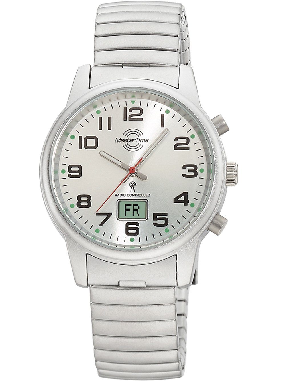 Quarzuhr Master Time MTLA-10820-42M Damen-Funkuhr Zugband Damenuhr 34mm 3ATM Master Time MTLA-10820-42M Damen-Funkuhr Zugband Damenuhr 34mm 3ATM