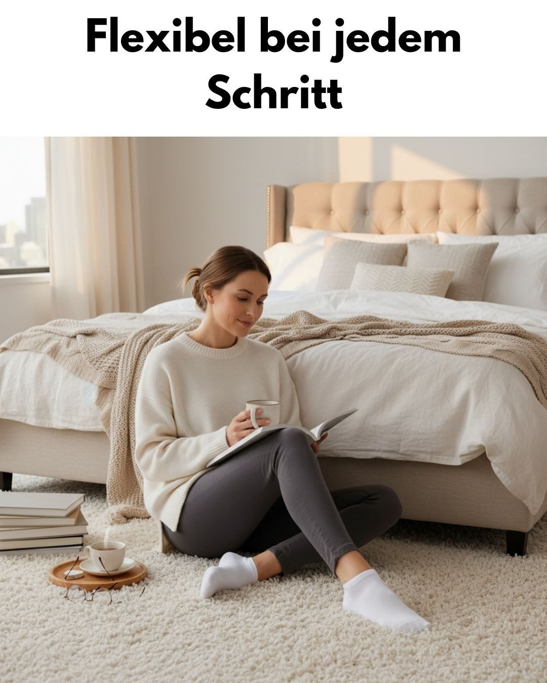 sockenkauf24 Sneakersocken Premium Sneaker Socken Herren & Damen mit Komfortbund ohne Gummidruck (Weiß, 10-Paar, 47-50) atmungsaktive gekämmte Baumwolle, ohne Naht, Exclusive Line