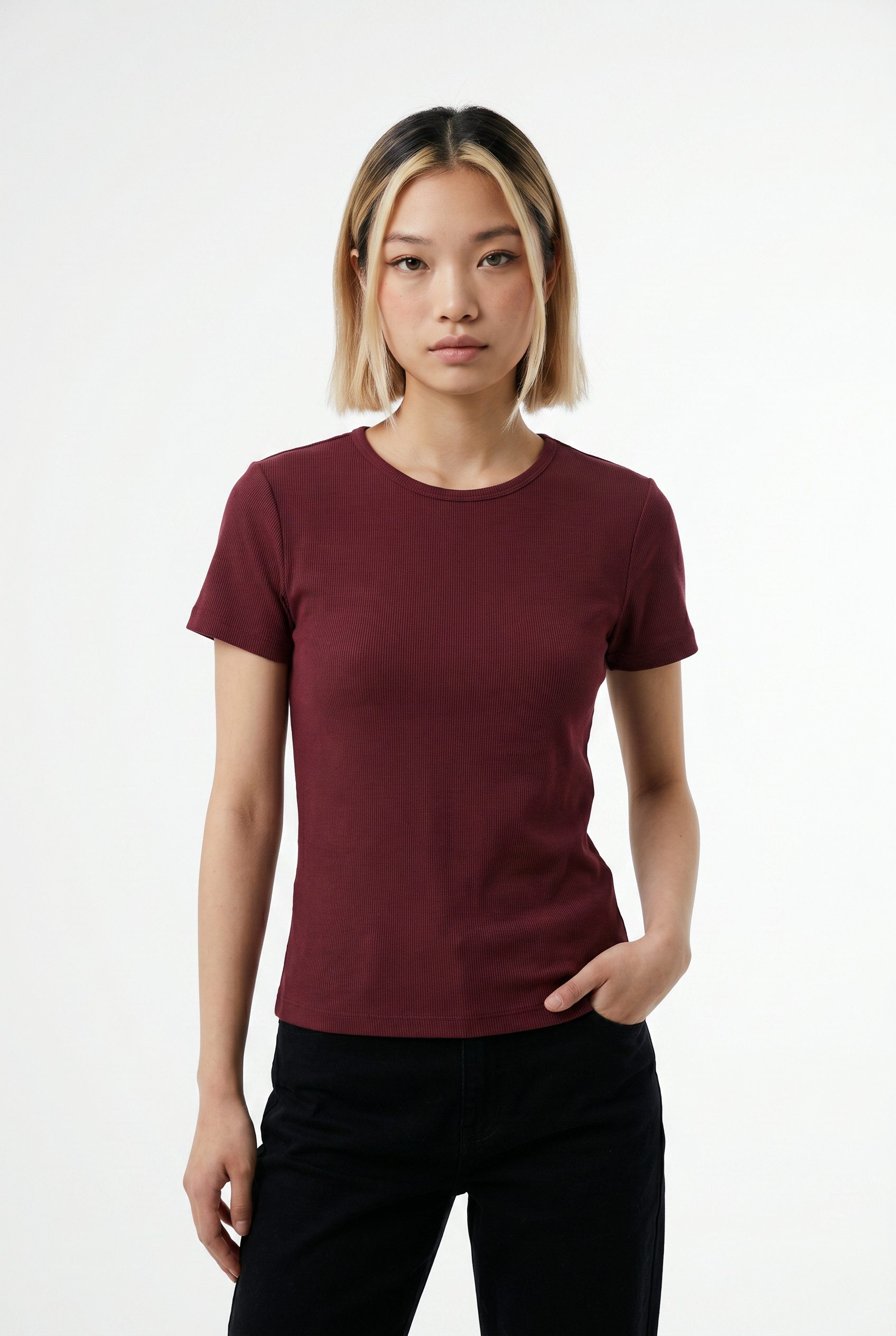Vero Moda Kurzarmshirt VMCHLOE SS SHORT TOP JRS NOOS Baumwollmischung
