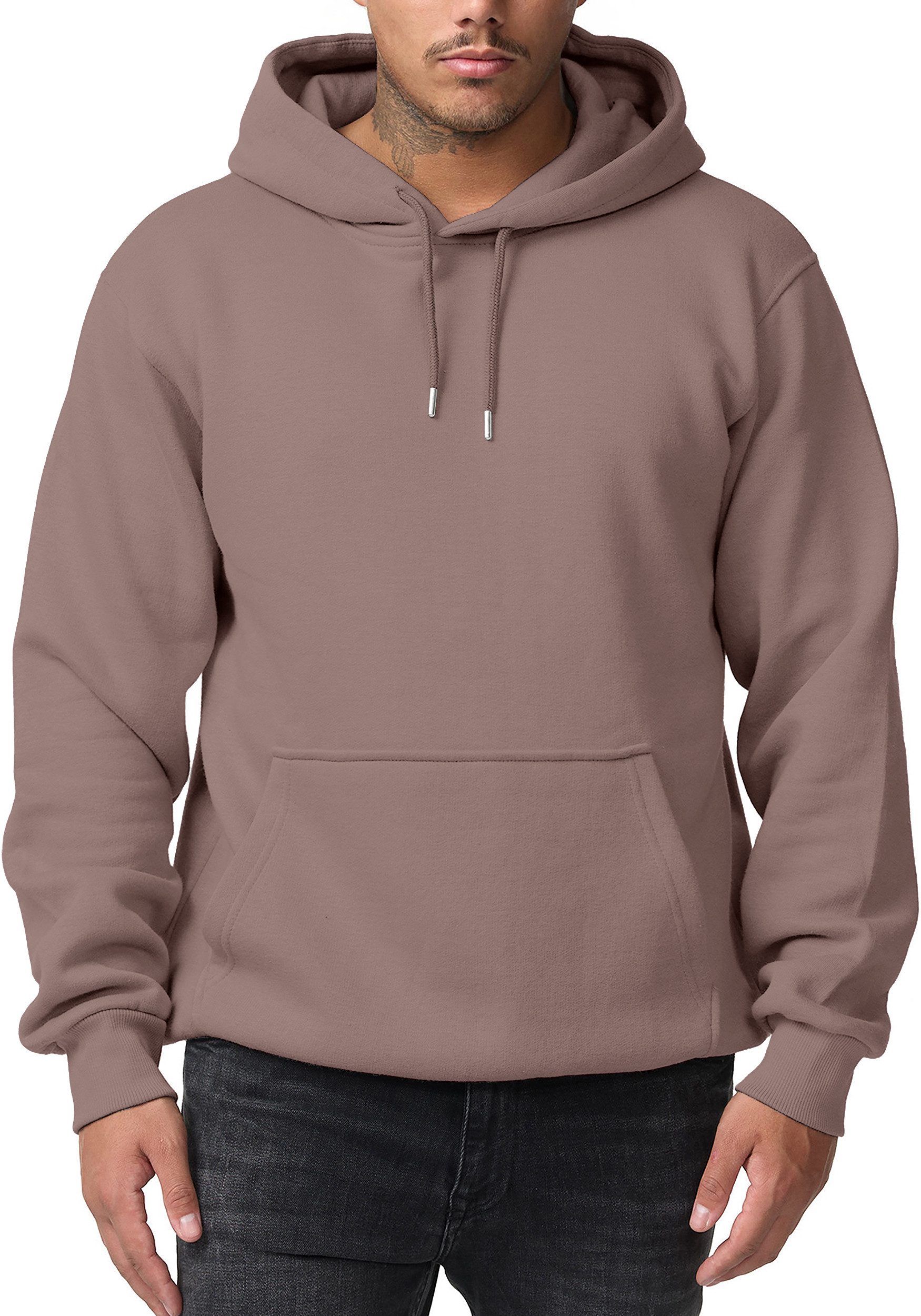 Smith & Solo Kapuzensweatshirt Hoodie Herren Kapuzenpullover (1-tlg) Baumwollmischung