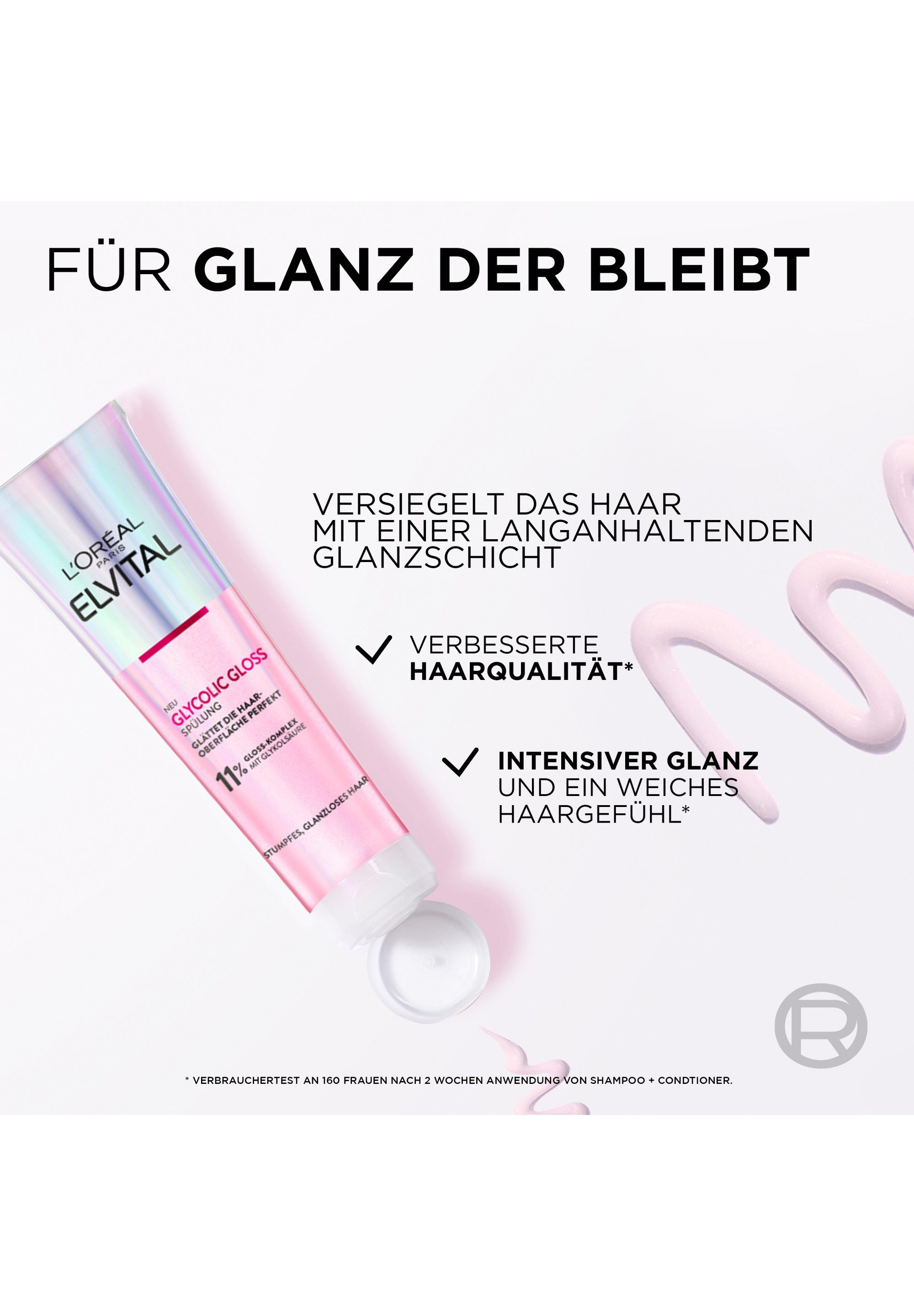 L'ORÉAL PARIS Haarspülung L'Oréal Paris Elvital Glycolic Gloss Spülung