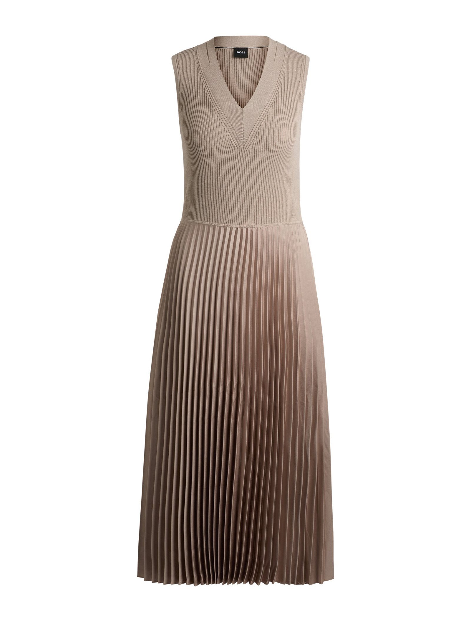 BOSS Druckkleid Farara mit Faltenrock (1-tlg)