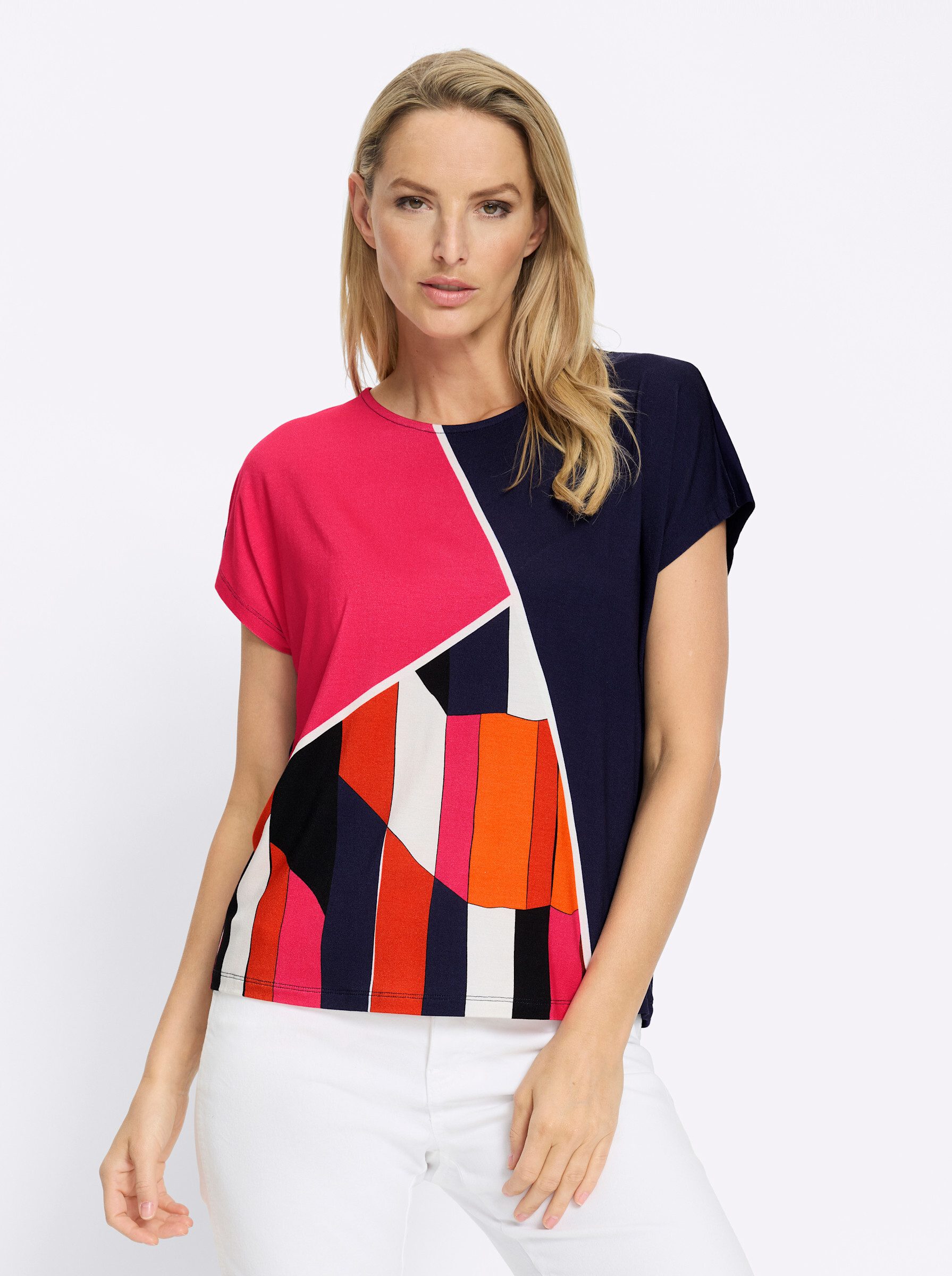 heine T-Shirt Druck-Shirt Kurzarm günstig online kaufen