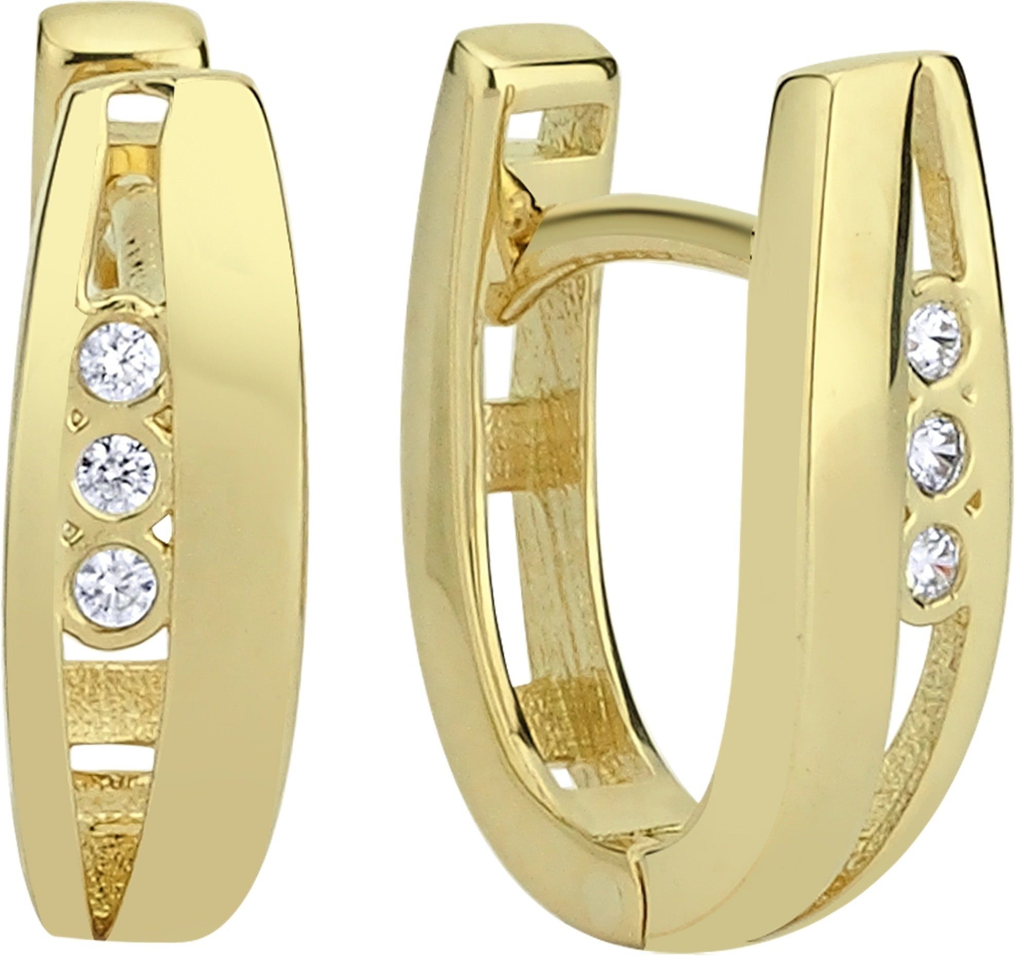 Paar Creolen Balia Creolen für Damen 8K Gold