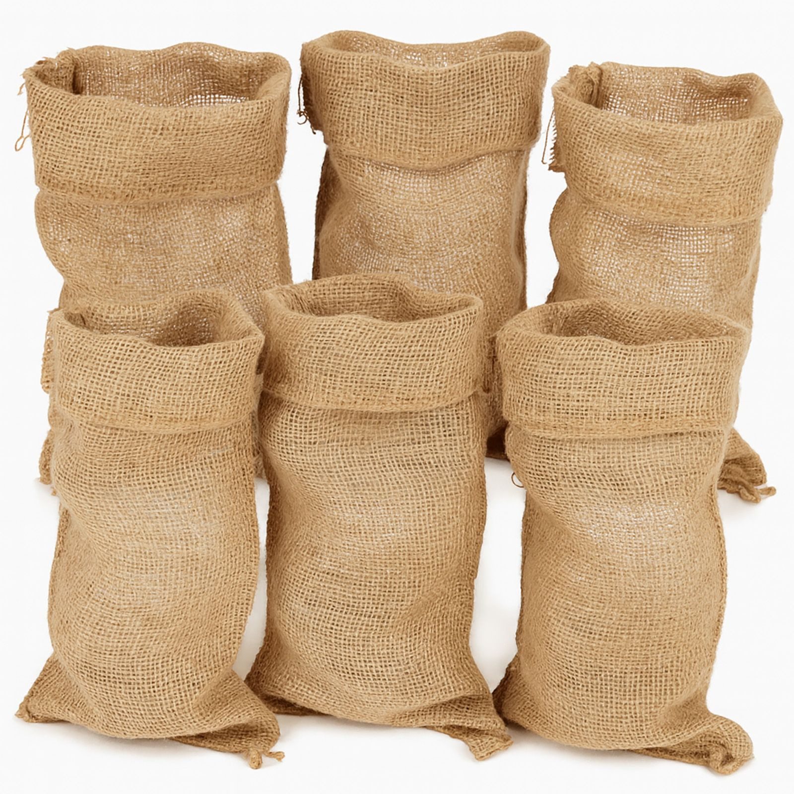 BURI Unkrautvlies Jutesack 60x30cm ca. 25kg Jute Jutesack Kartoffelsack Säcke Jutesäcke