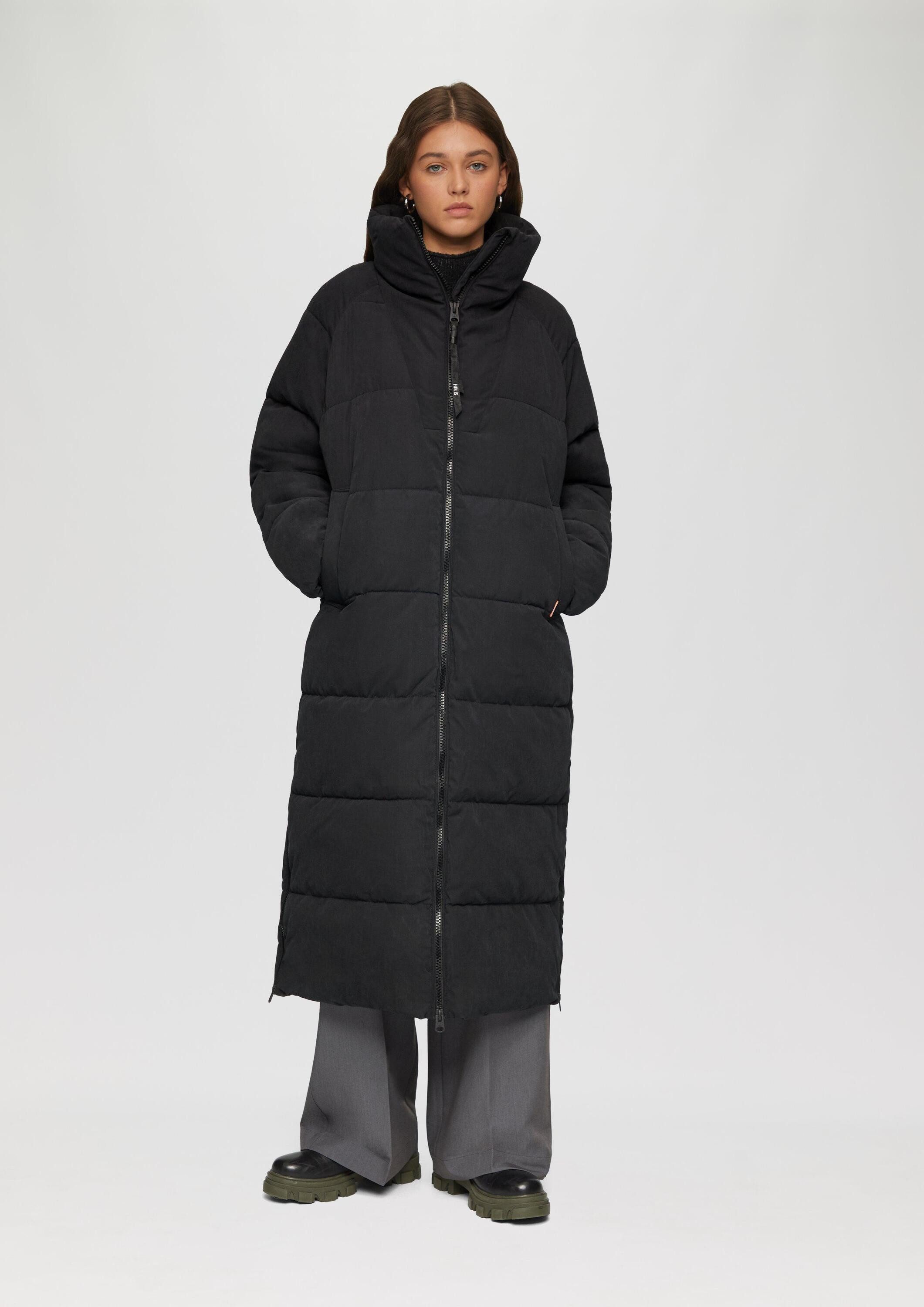 QS Wintermantel Outdoor-Mantel Langer wattierter Mantel günstig online kaufen