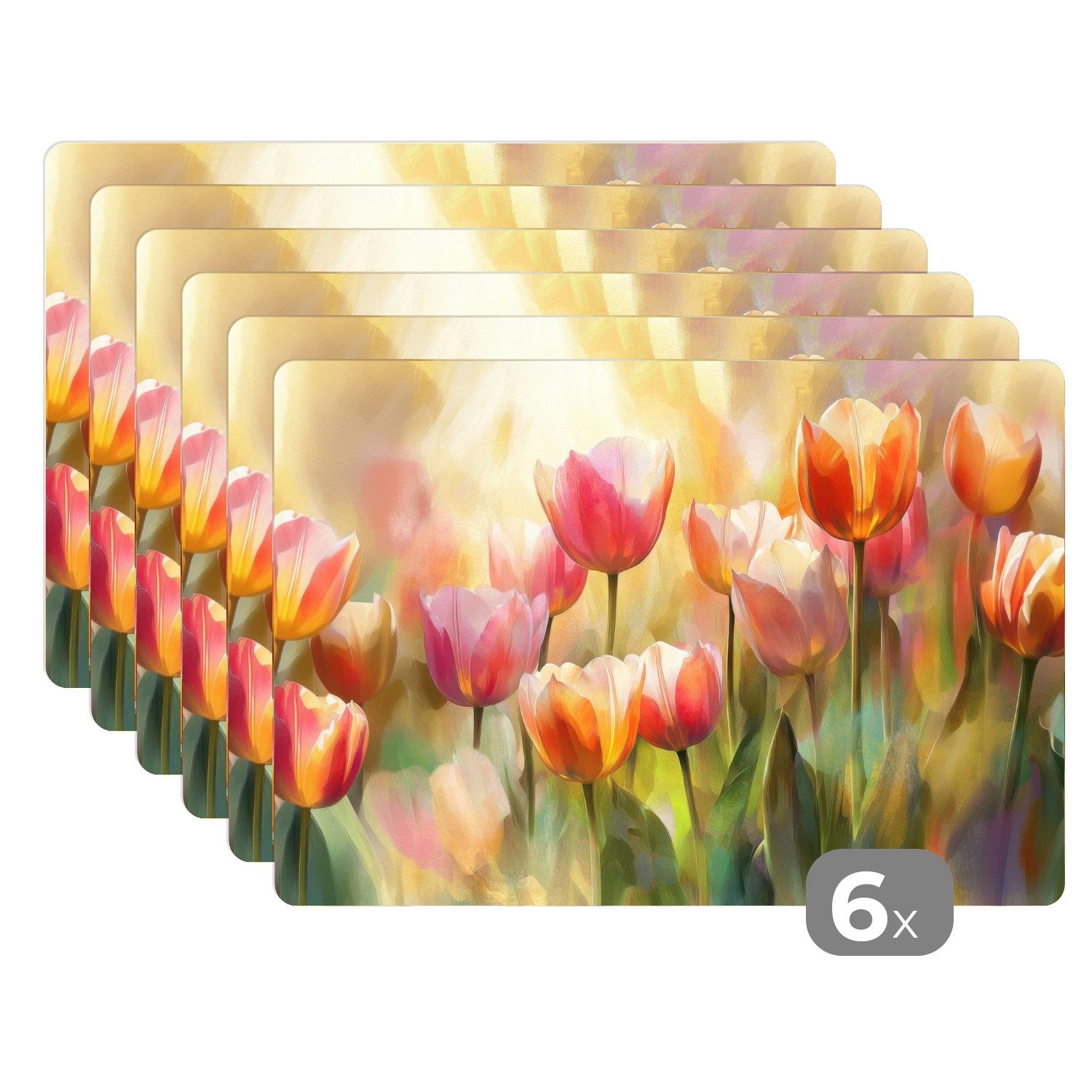 MuchoWow Platzset Tulpen - Märchenhaft - günstig online kaufen