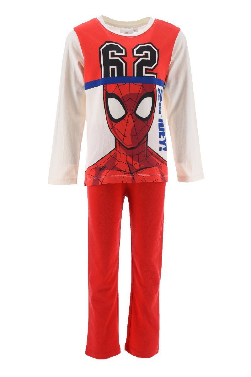 Pyjama Spiderman Schlafanzug tlg) Jungen (2 Schlaf-Set Kinder