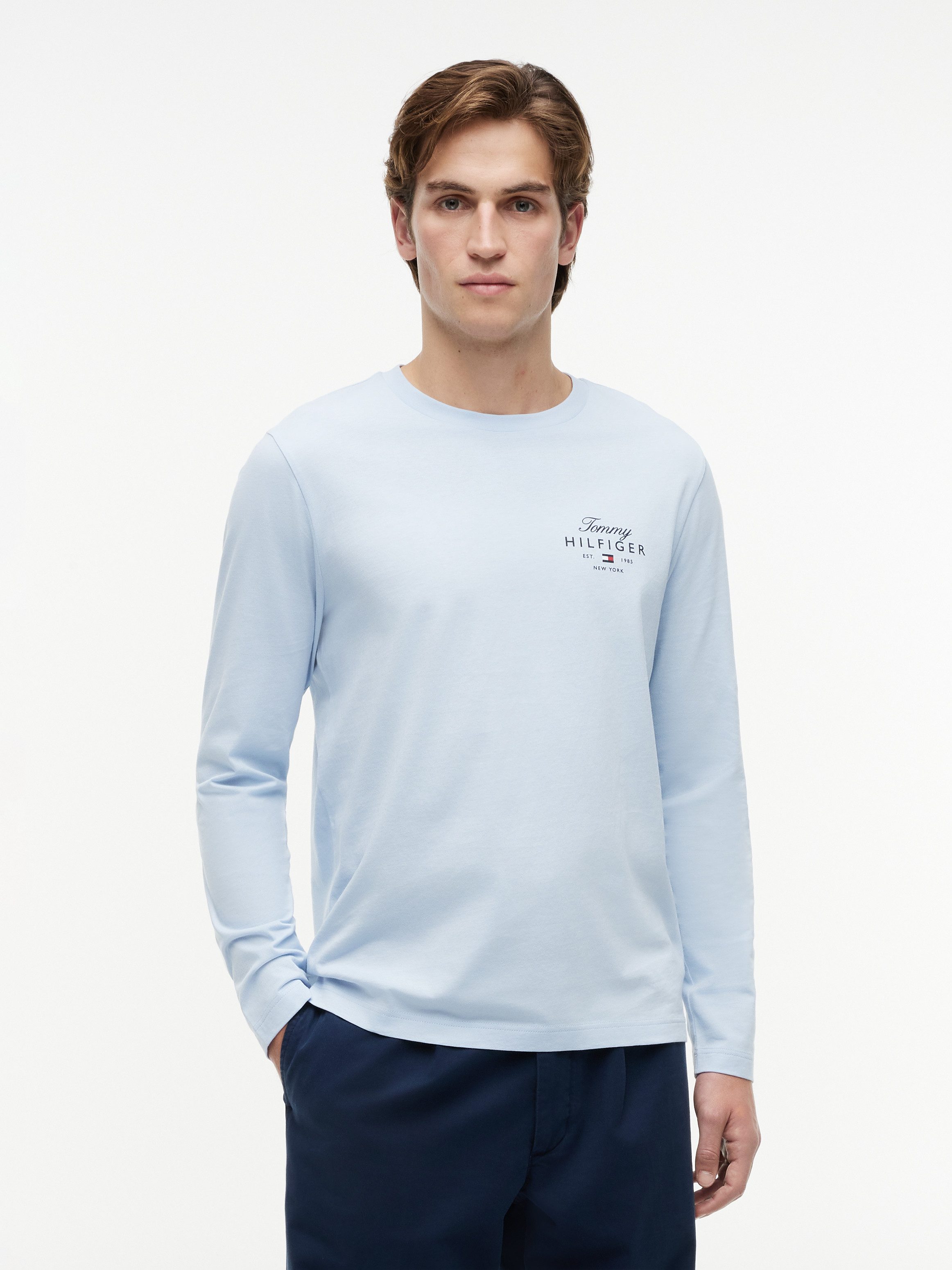 Tommy Hilfiger Langarmshirt SCRIPT STACK LS REGULAR TEE