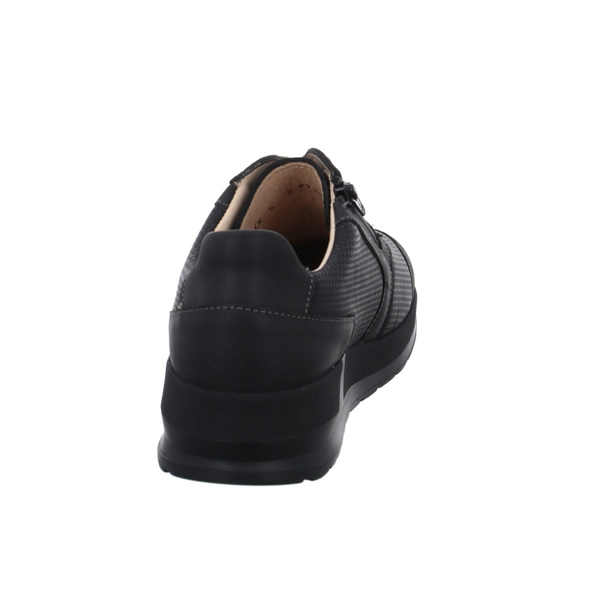 Schnürschuh Sneaker Finn Damen Leder-/Textilkombination Comfort Schnürhalbschuhe