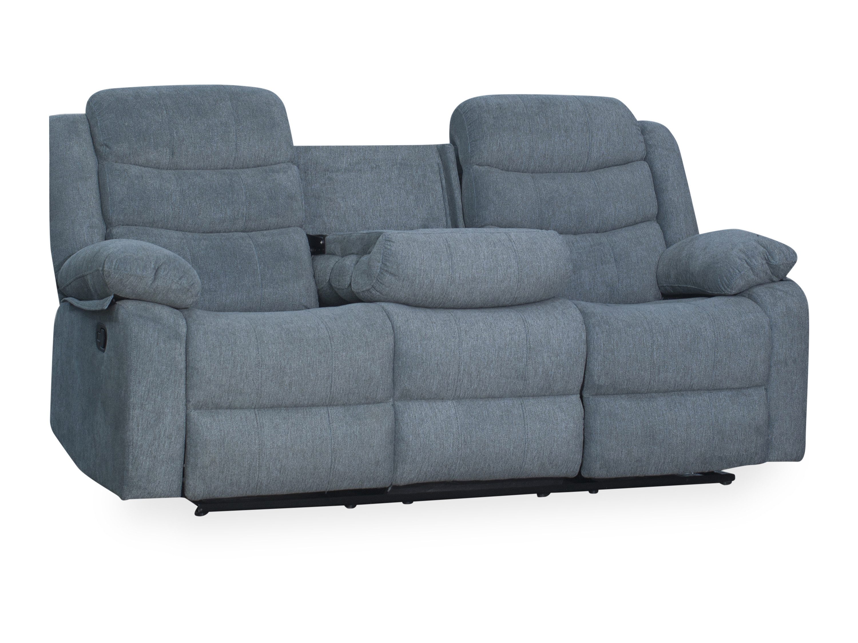 HARPER Sofa Sofa 3 Sitzer HARPER HUAMBO BHT 192x95x98 cm grau Couch Einzelsofa