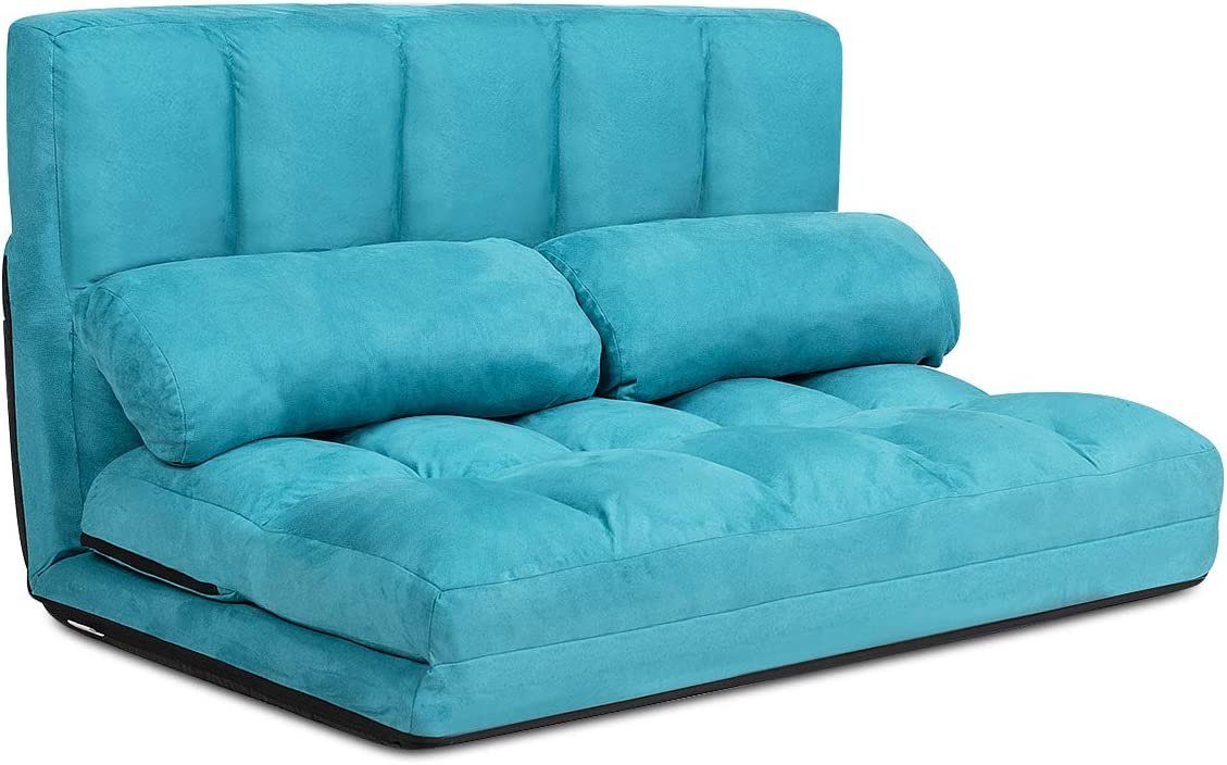 KOMFOTTEU Sofa 2 Sitzer Bodensofa, mit günstig online kaufen