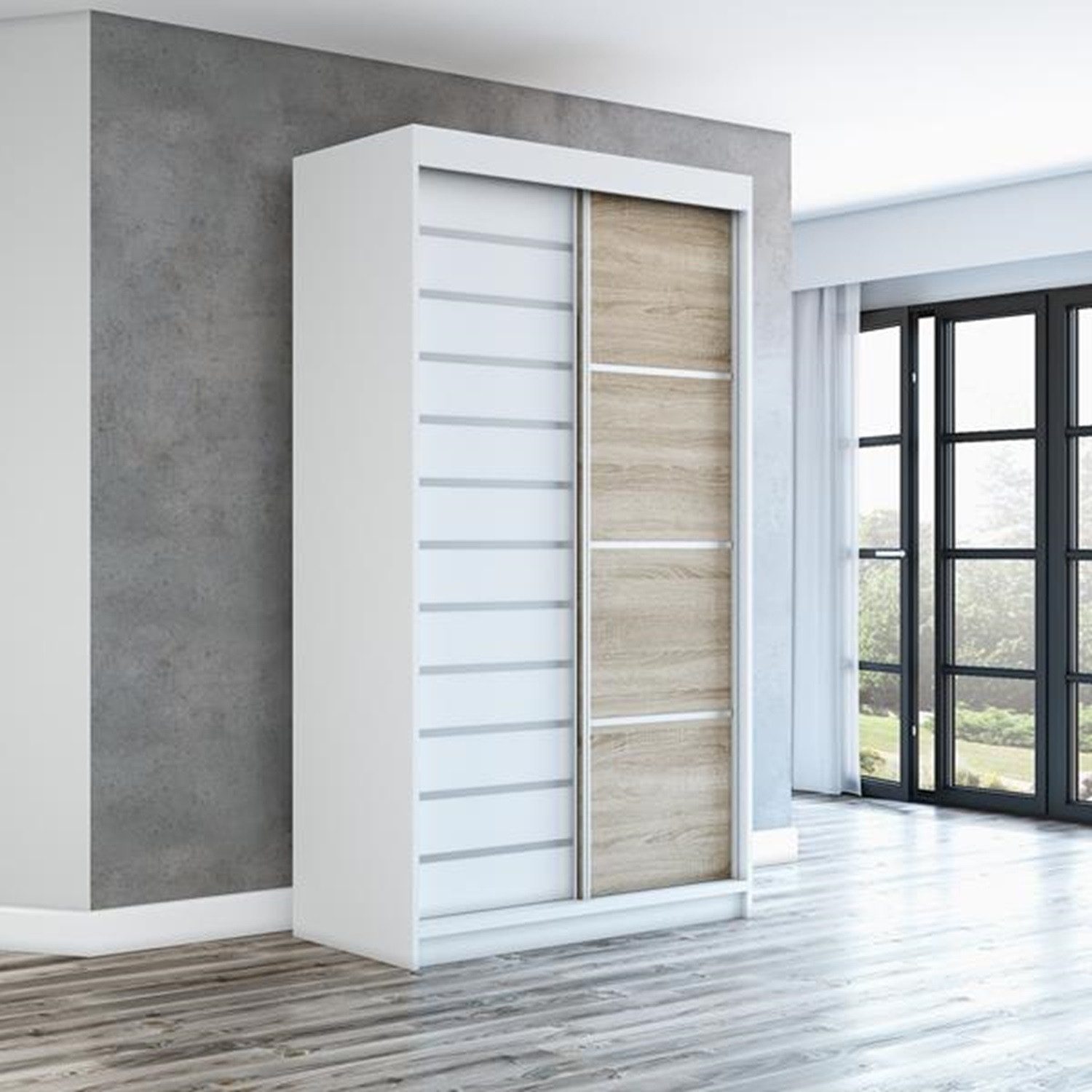 A&J MöbelLand GmbH Schiebetürenschrank COLIN (TOP ANGEBOT! Geräumiger Schra günstig online kaufen