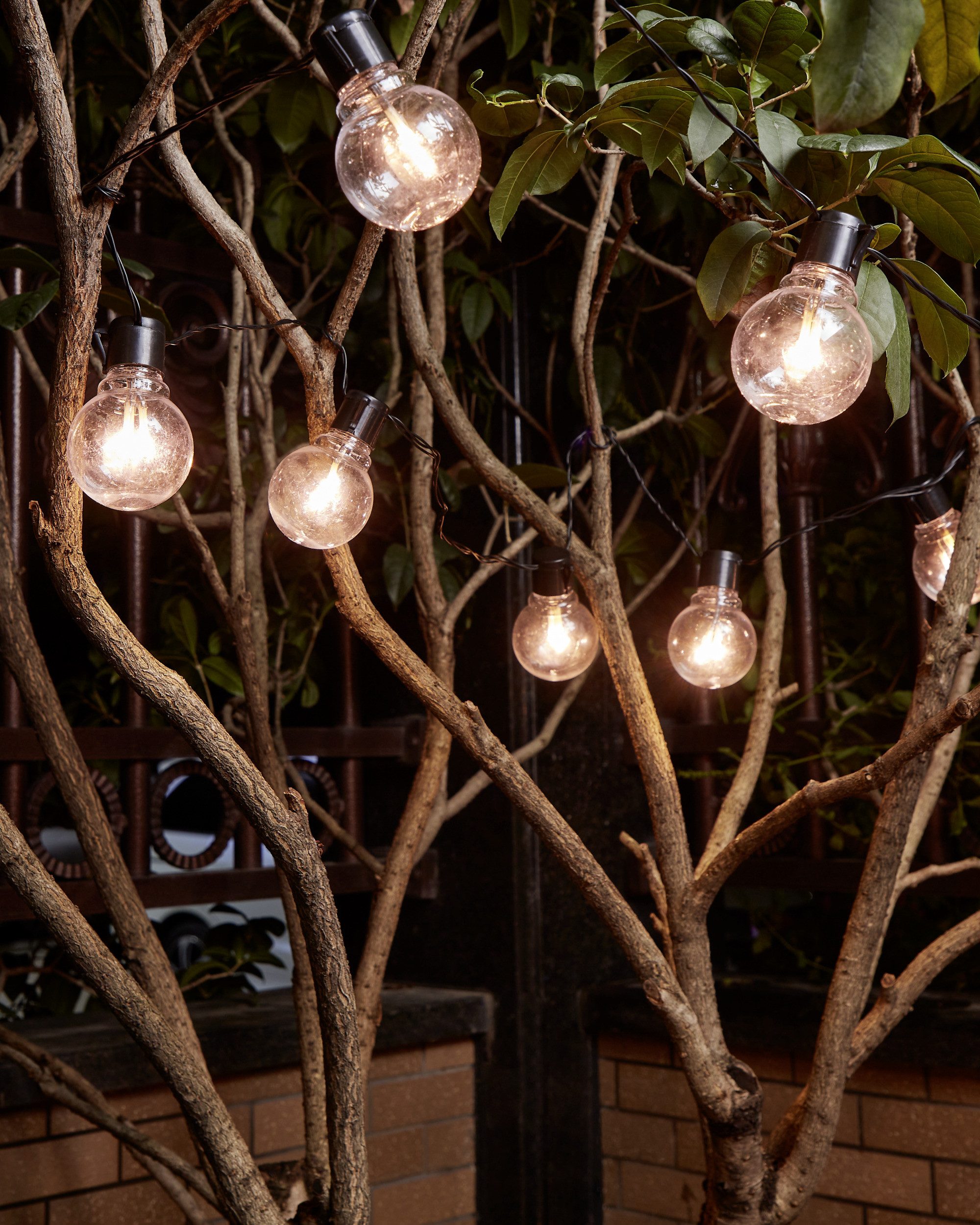 EGLO Lichterkette LED Lichterkette, Balkon Deko, IP44, mit Glühbirnen, dekorative, 16-flammig, aus Kunststoff, 4,5m Kabel, 16 Birnen, Outdoor, Terrasse, Balkon