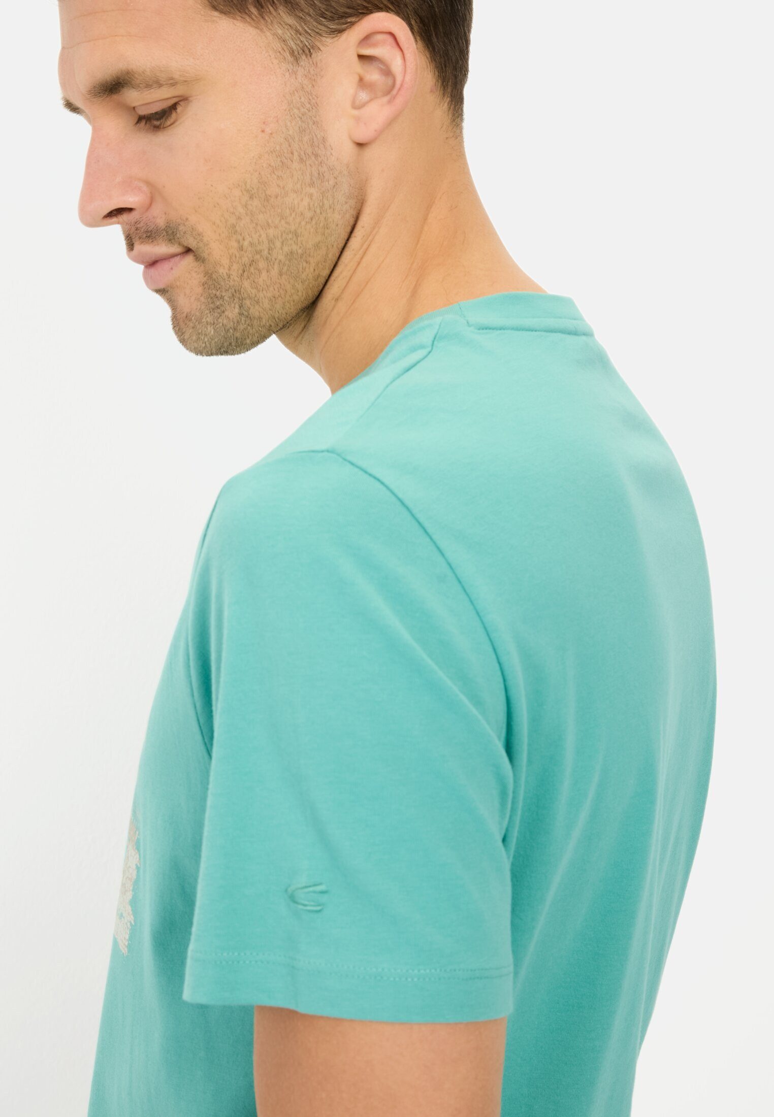 camel active Print-Shirt aus Organic Cotton Kurzarm