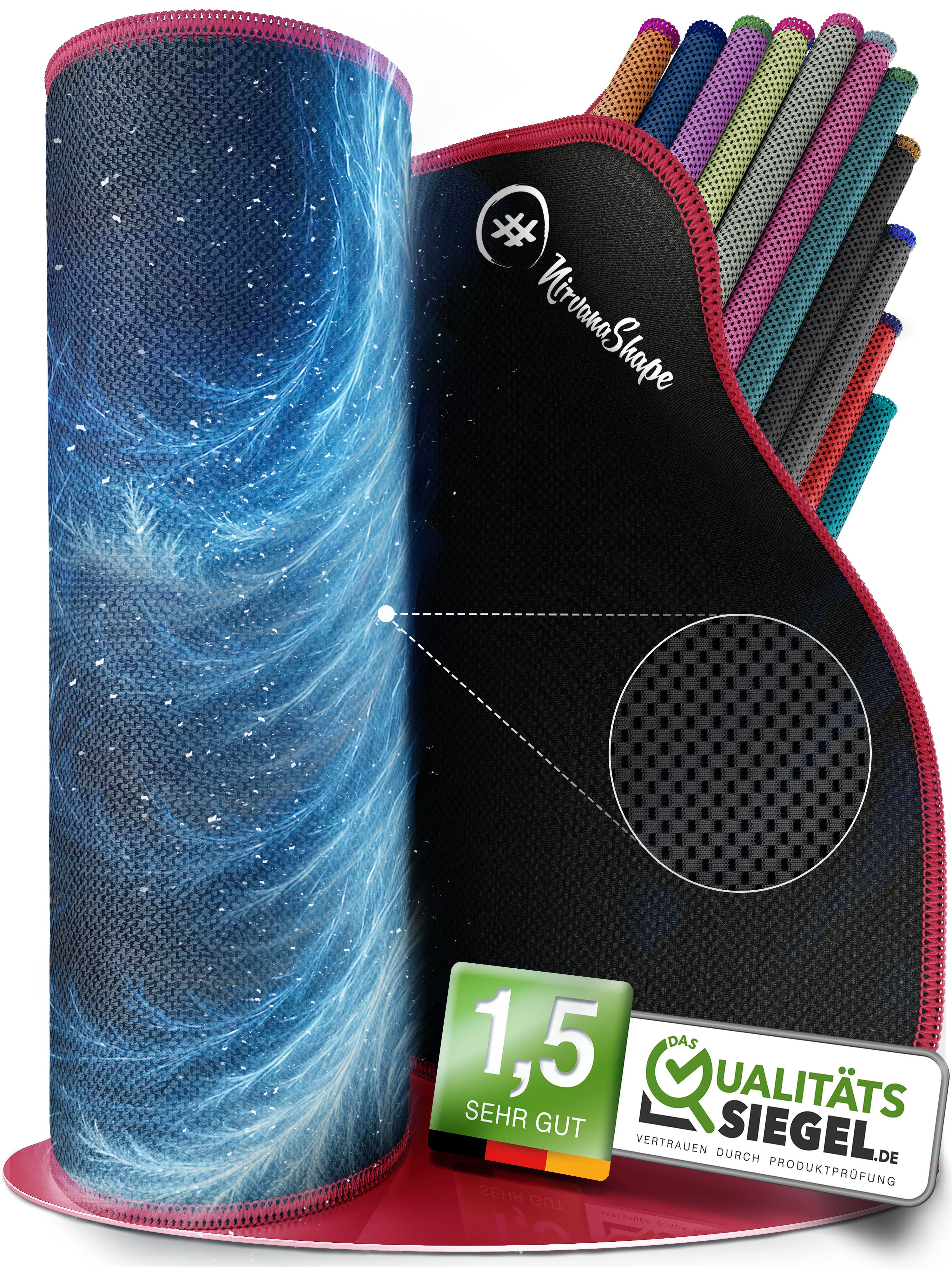 NirvanaShape Handtücher Kühl-Tuch eiskalt mit sofortiger Kühlwirkung kühlendes Handtuch, sofortiger Kühlwirkung, ultraleicht, Ideal für Sport & Freizeit