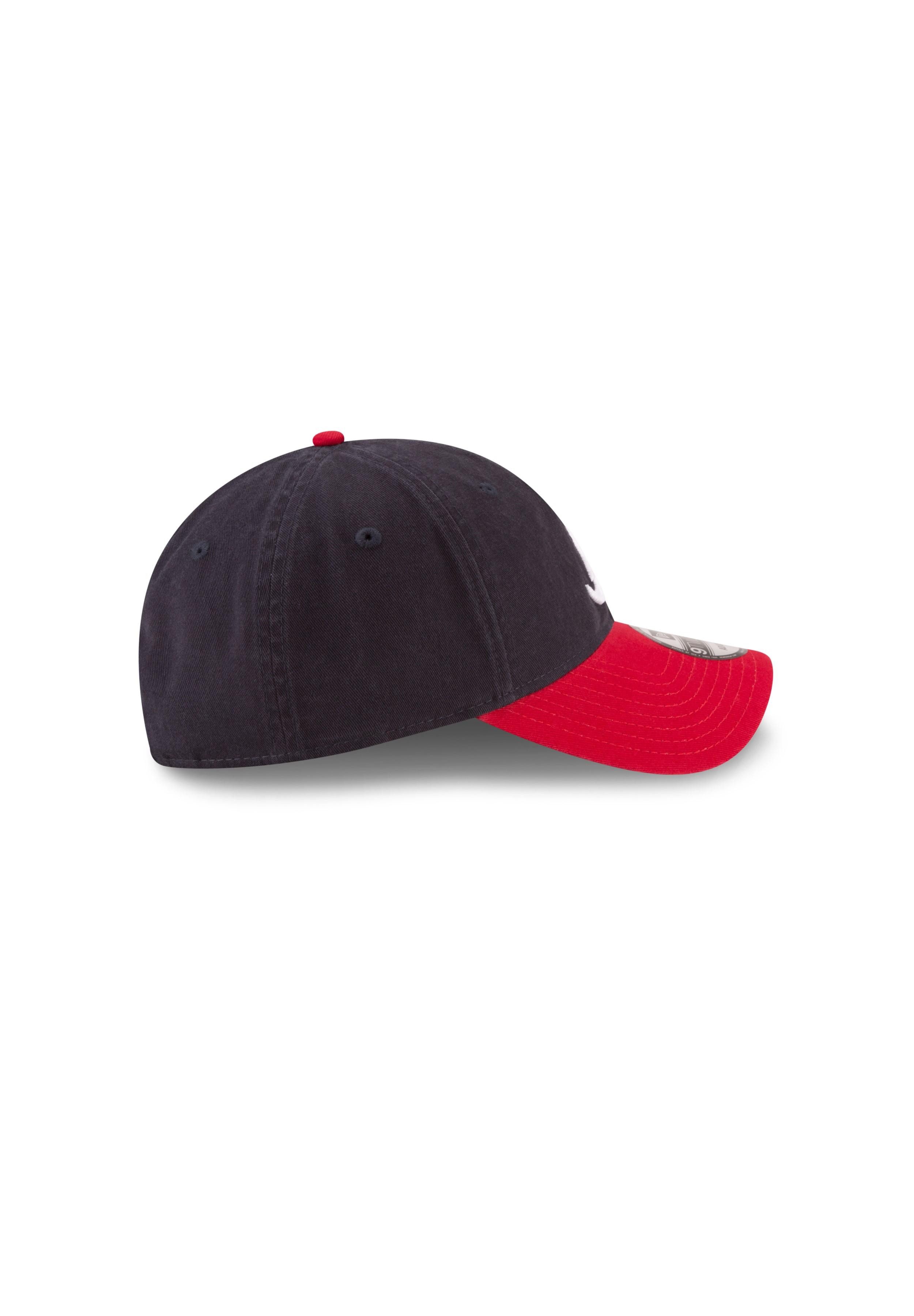 New Era Baseball Cap Atlanta Braves MLB Core Classic Marineblau Rot Verstellbare 9Twenty Ca (1-St)