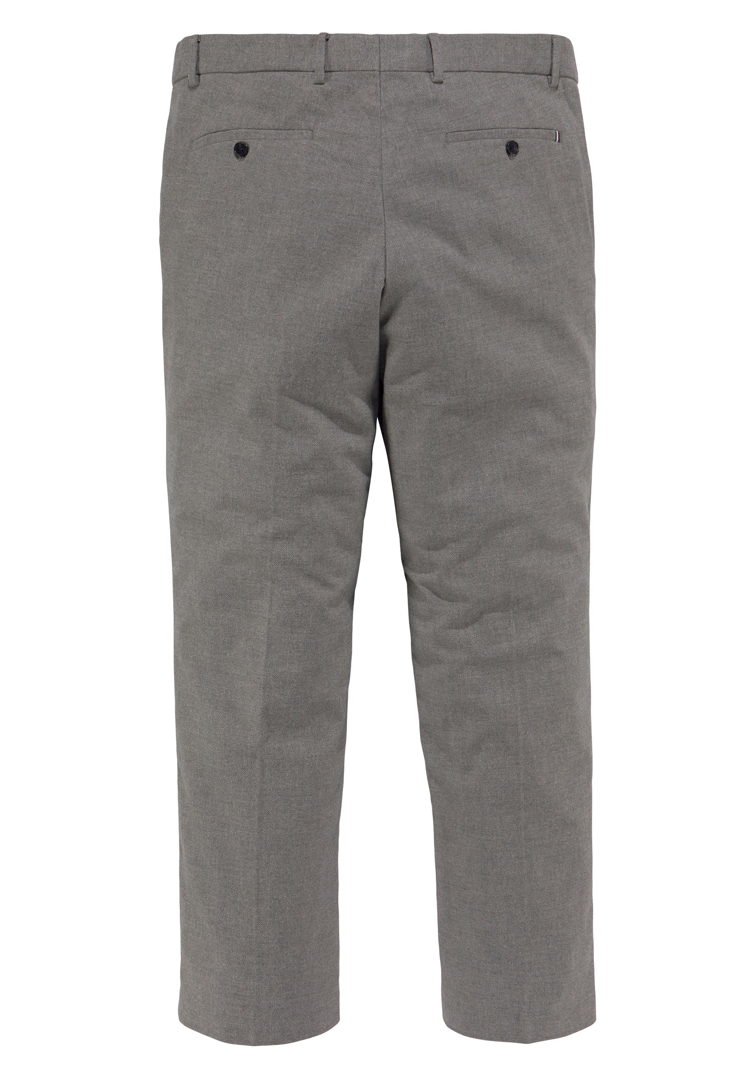 BT & iron 5-Pocket-Hose WOOL Tommy Big Hilfiger MADISON LOOK Tall SOLID FAKE grey