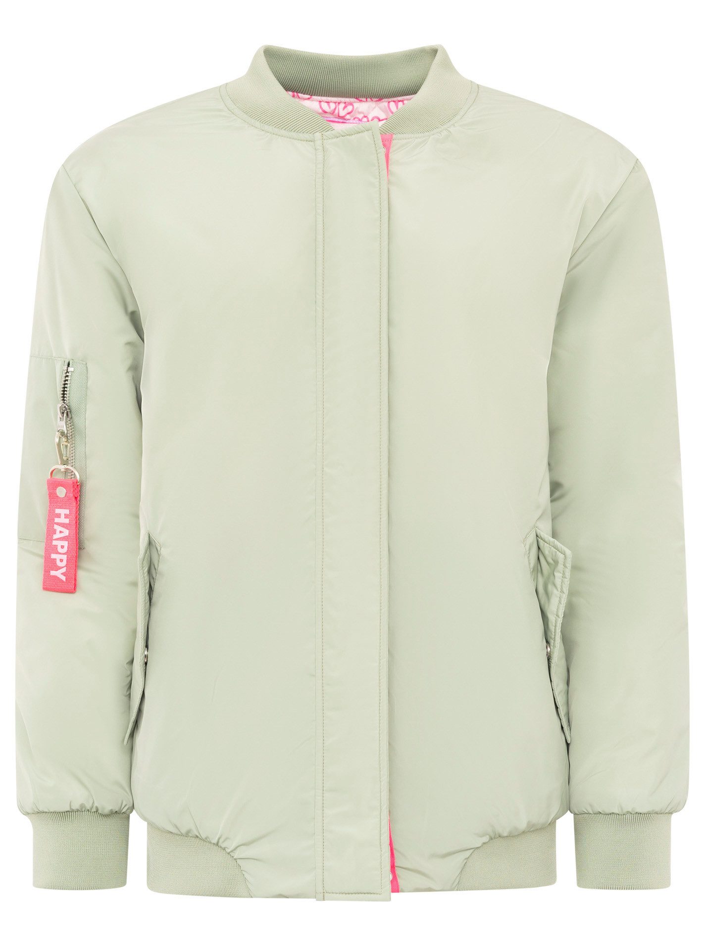 Zwillingsherz Bomberjacke "Happy" verdeckter Reißveschluss, Taschen günstig online kaufen