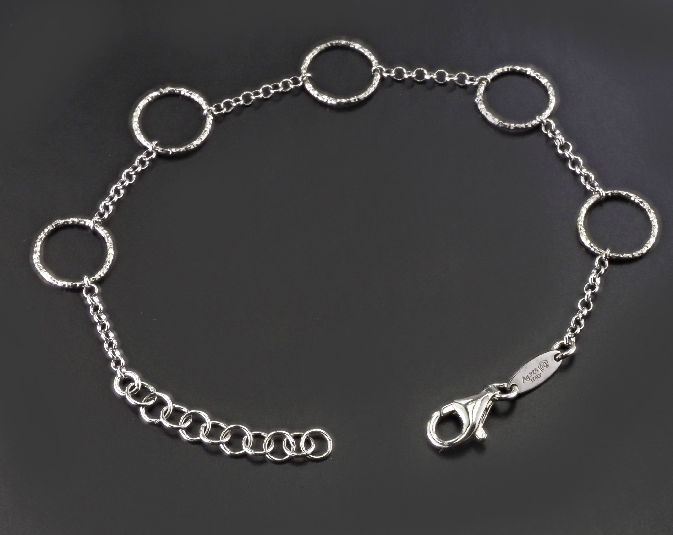 Der Kettenmacher Armkette 925 Silber Damen Armband Fantasie FAR2-19S, diamantiert