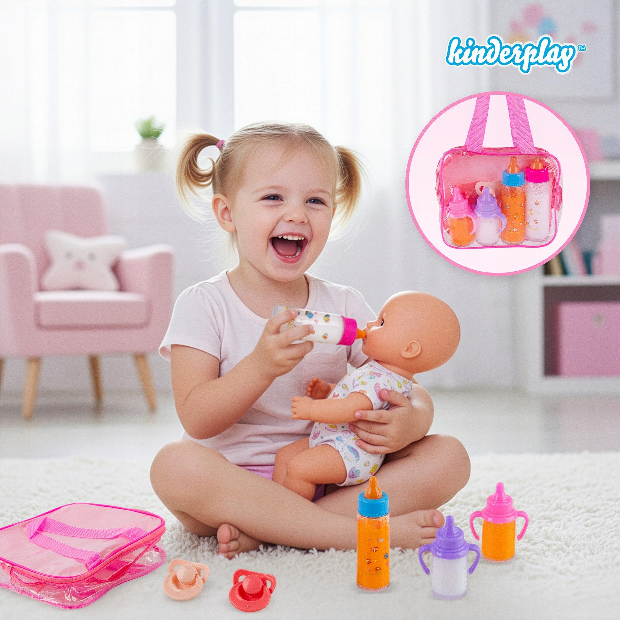 Kinderplay Dolls & Strollers Puppen Accessoires-Set Magische Puppenflaschen günstig online kaufen