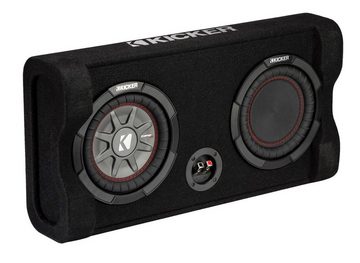 Kicker Downfire Subbox TRTP82 20cm Gehäusesubwoofer mit 600 Watt Auto-Subwoofer