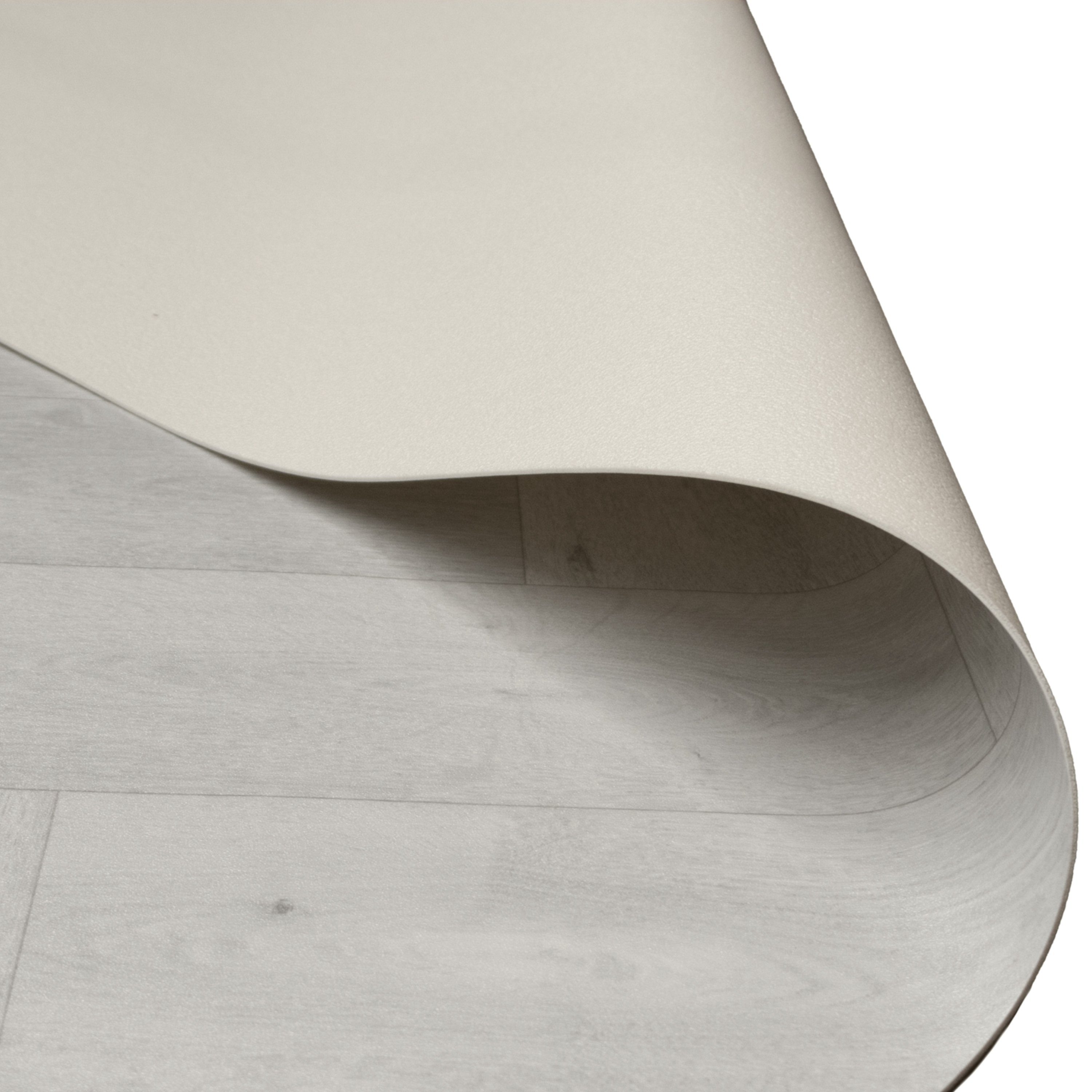 Primaflor-Ideen in Textil Vinylboden CV Bodenbelag TURIN - Fischgrät Weiß 009S, Starke Nutzschicht – Bild 4 von 5