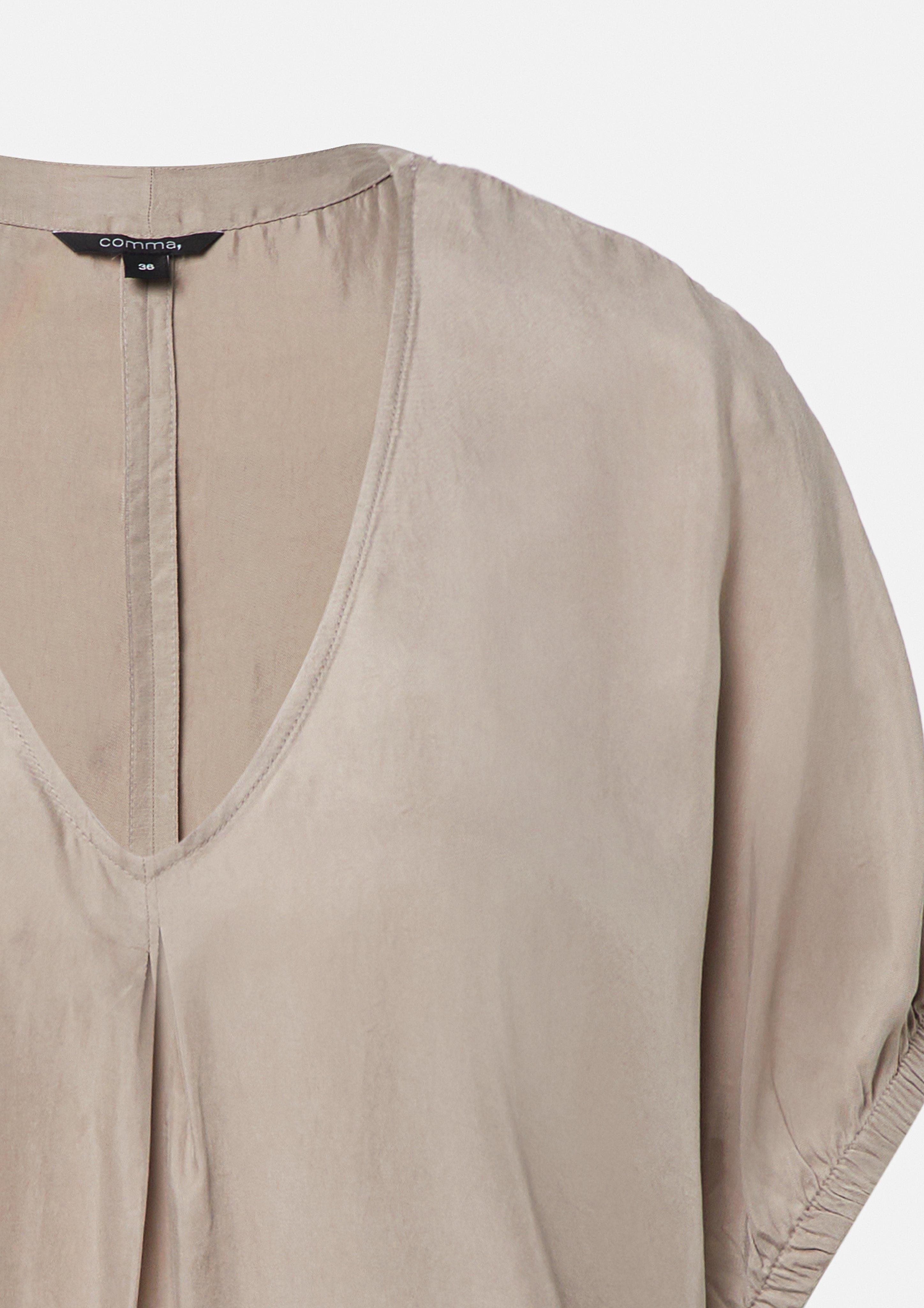 Comma Kurzarmbluse Bluse im Relaxed Fit günstig online kaufen