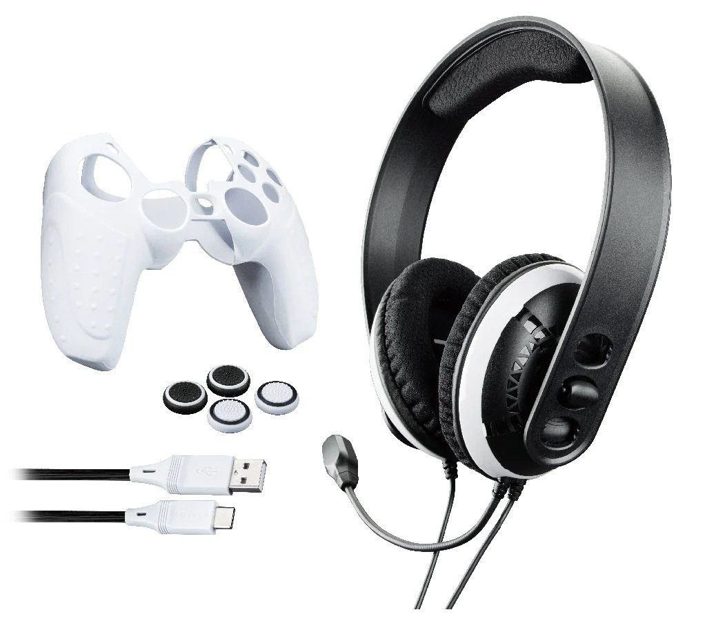 Raptor-Gaming Starter Pack Playstation 5 u.a. Stereo H Kopfhörer